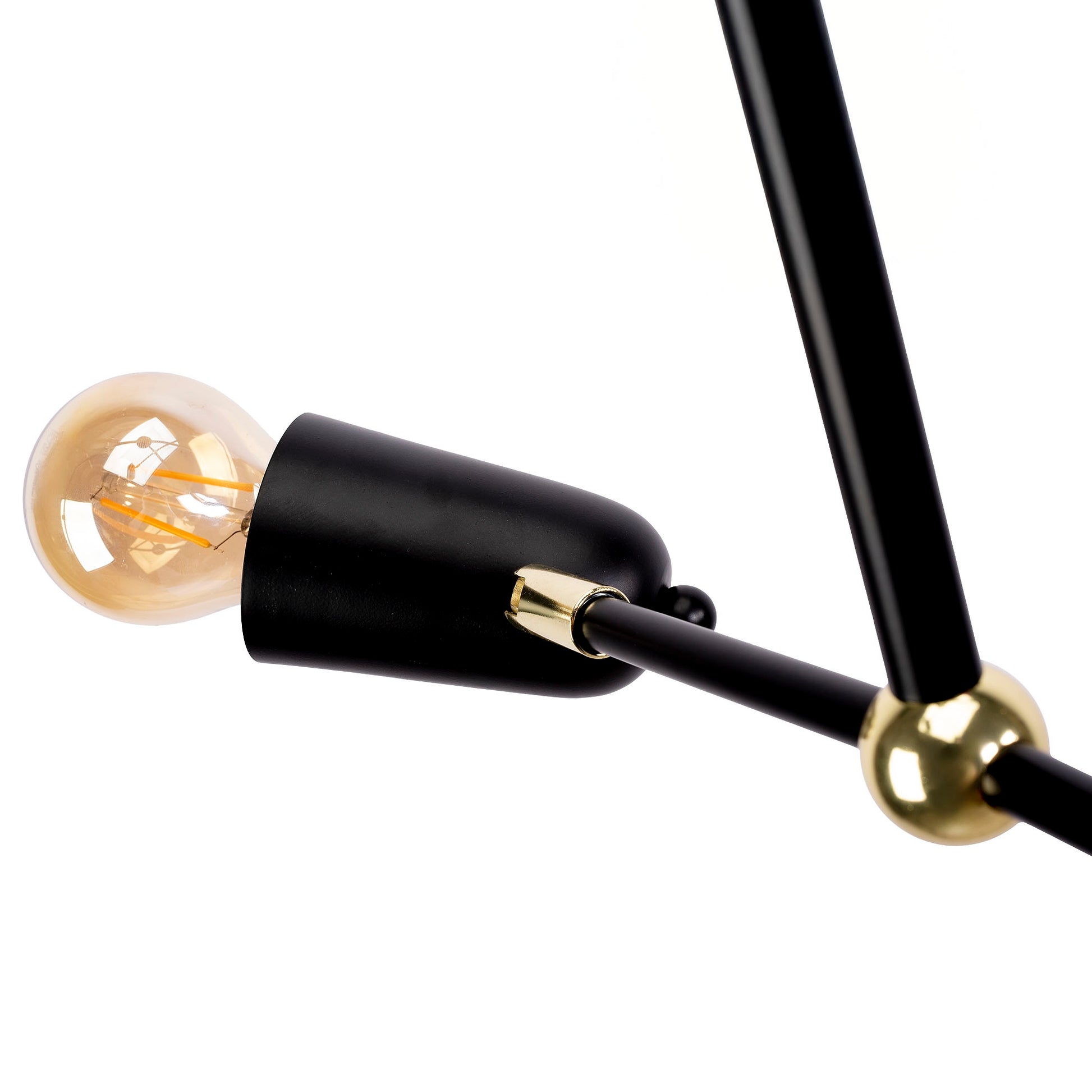 Lampa APP1708-4CP Black + Gold  13