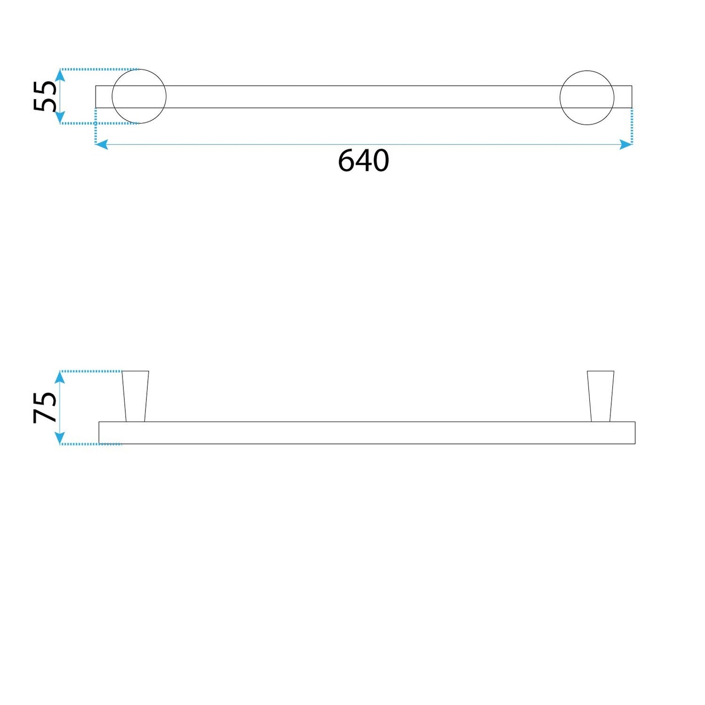 Cuier De Baie 16101 Aristo Brush Nickle  6