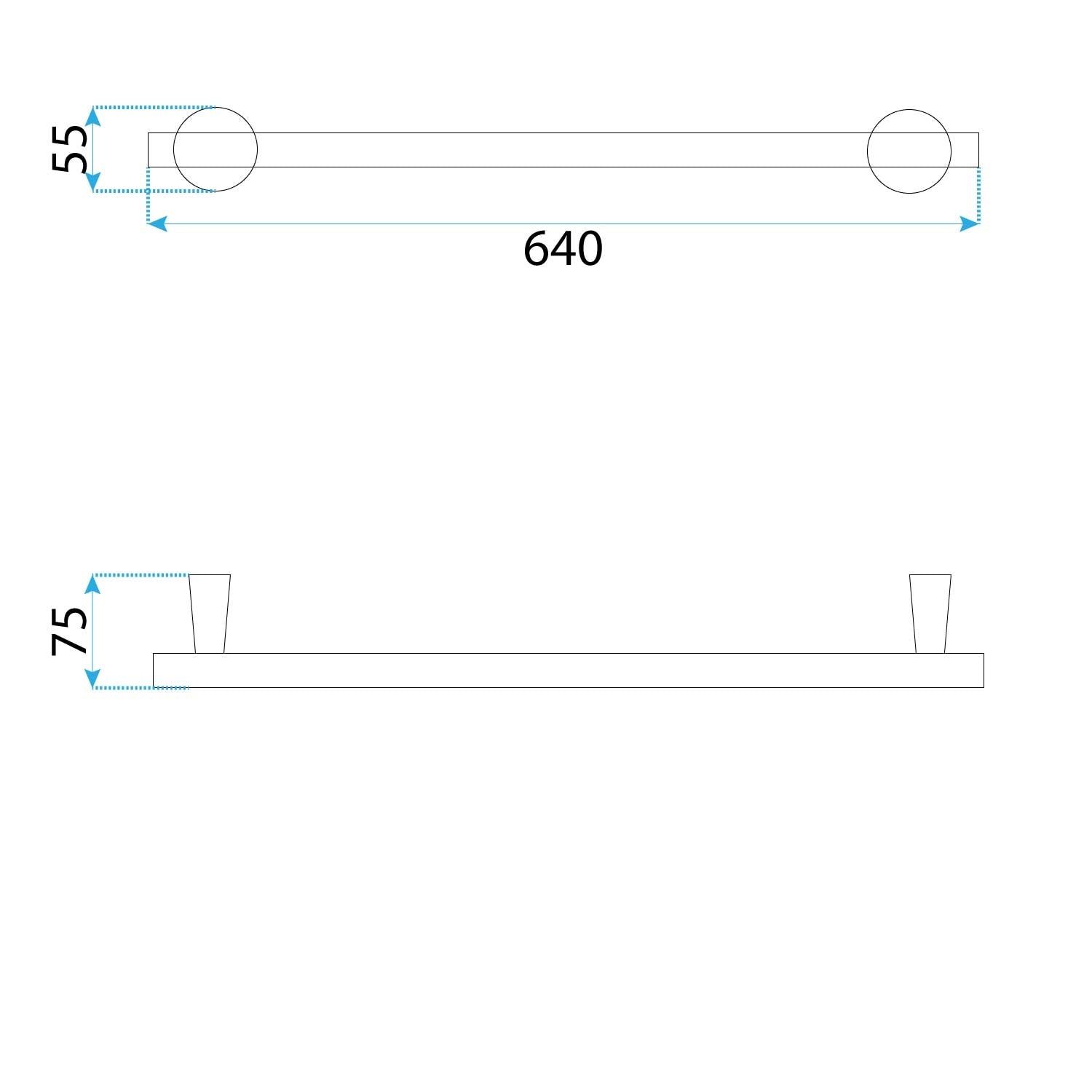 Cuier De Baie 16101 Aristo Brush Nickle  6