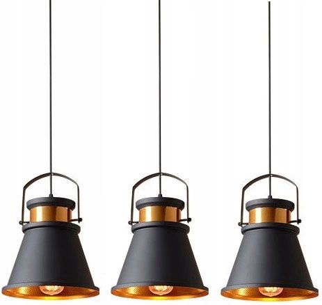 Lampa DE TAVAN ASTI AAA negru / Auriu  2