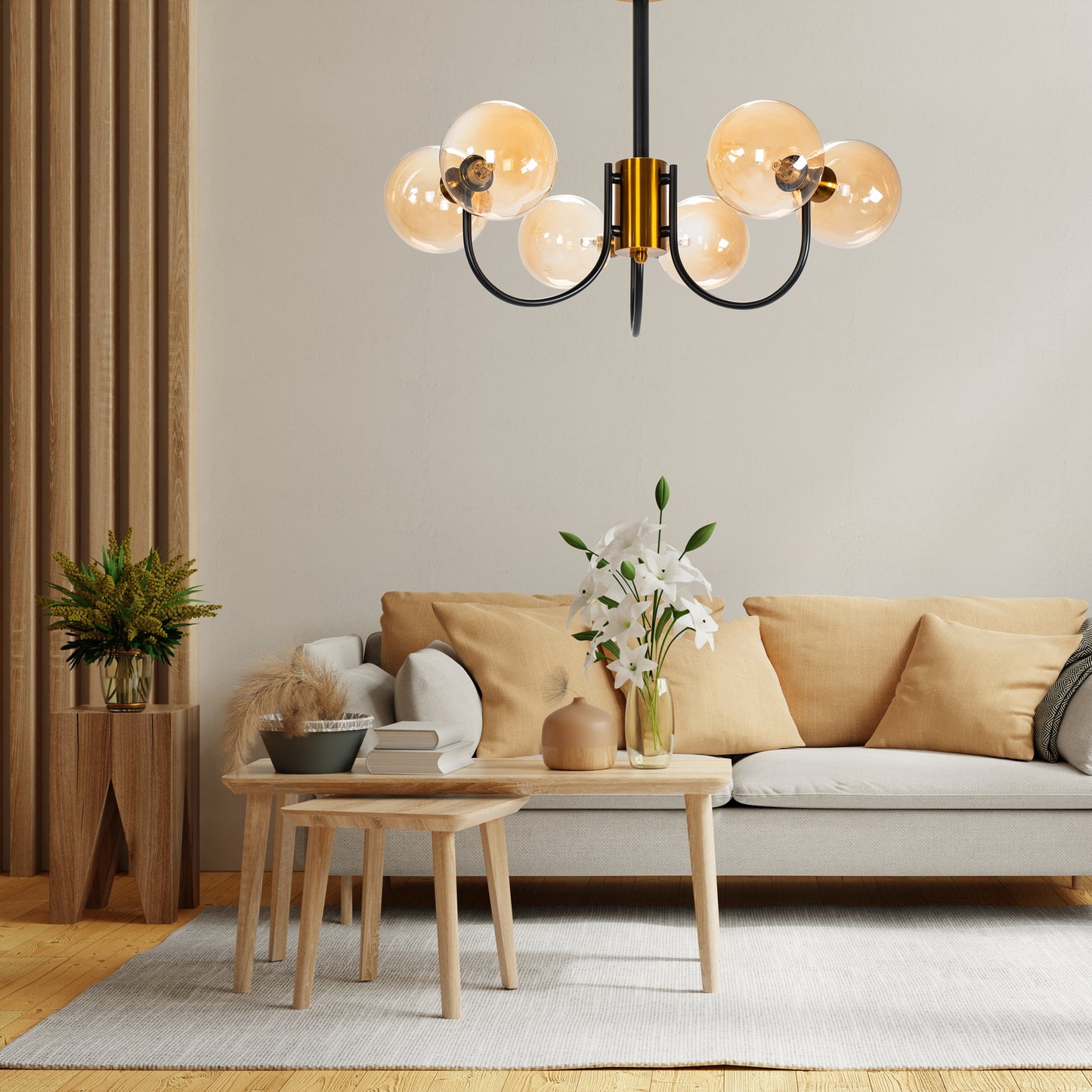 Lampa APP1120-6CP Gold  4