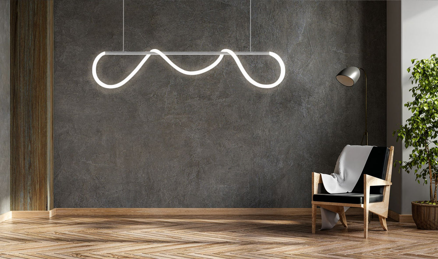 Lampa LED APP855-CP Long Chrom 3