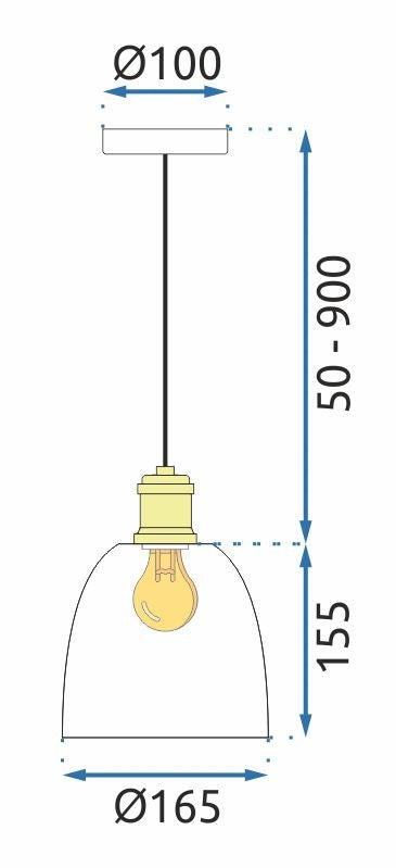 Lampa APP1006-1CP White U  7