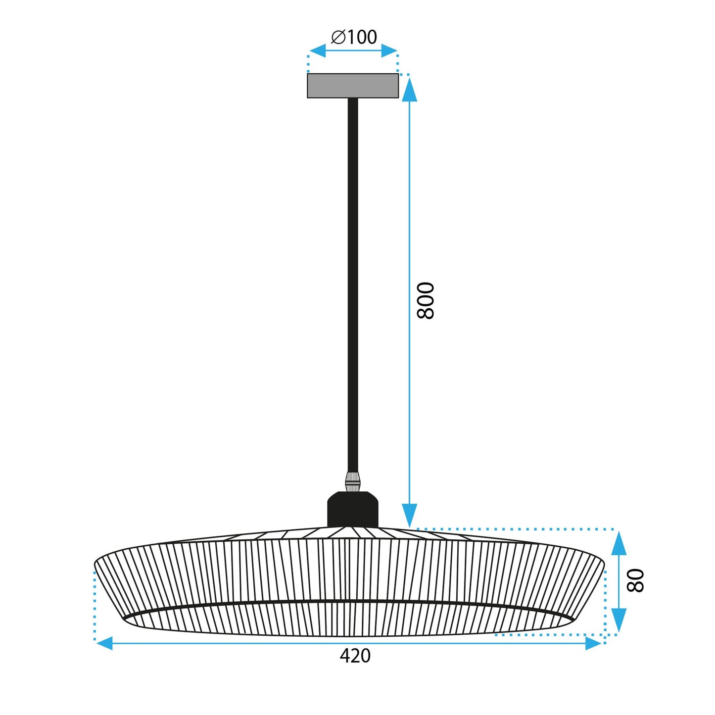 Lampă de tavan APP1407-1CP  6