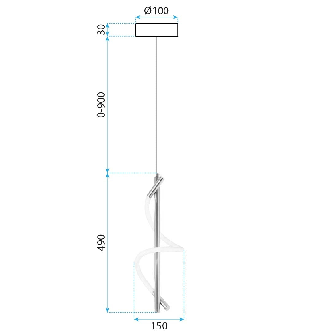 Lampa Led G015-cp Gold  7