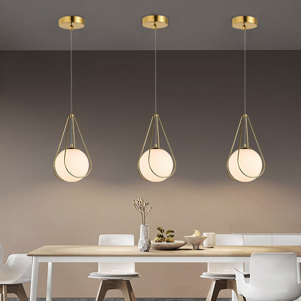 Lampă Suspendată APP1793-1CP 20cm Gold  4