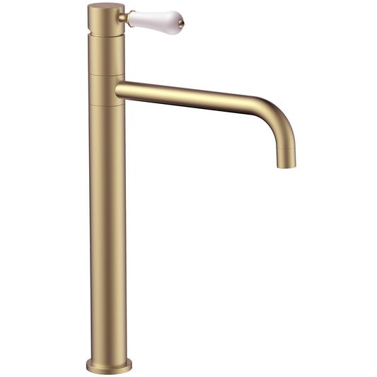 Baterie pentru baie Rea Serra Brush Gold high  1