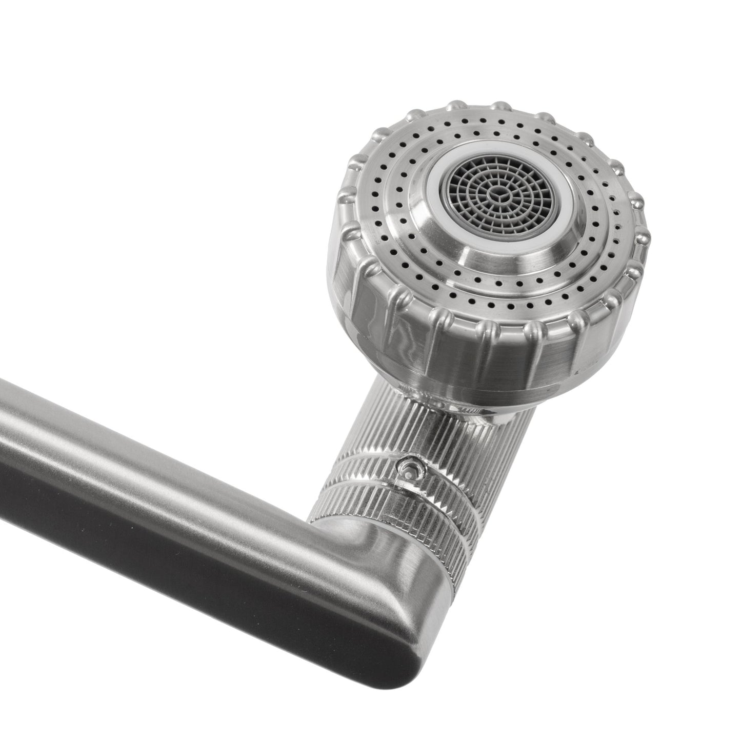 Baterie pentru baie Rea PACO Nickel Brush INOX High  4