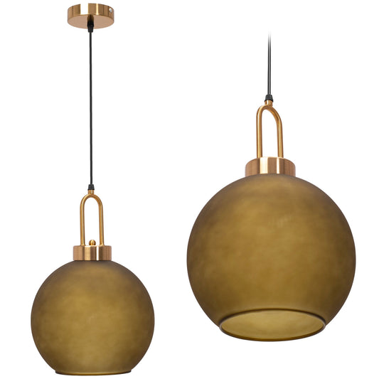 Lampă de tavan sticlă 25cm APP627-1CP  1