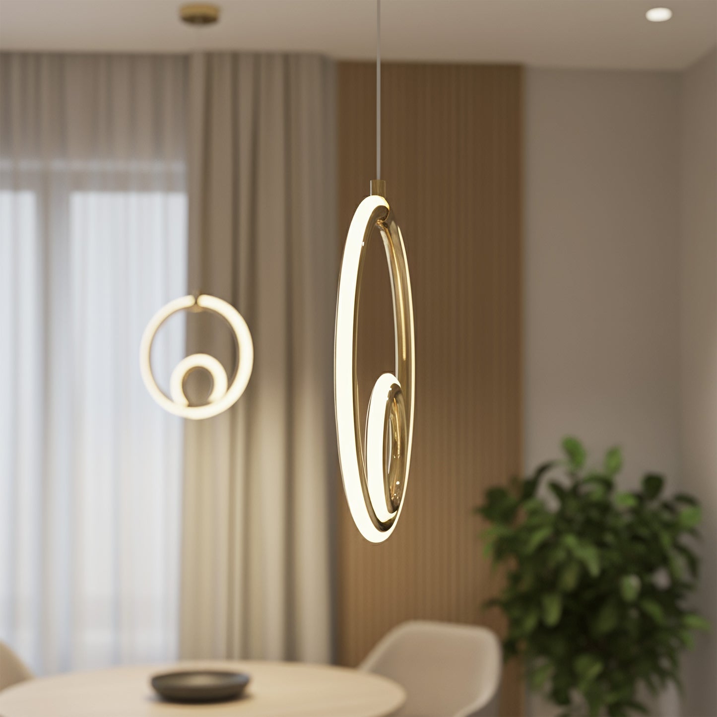 Lampa Led Lhj094-1cp Gold  3