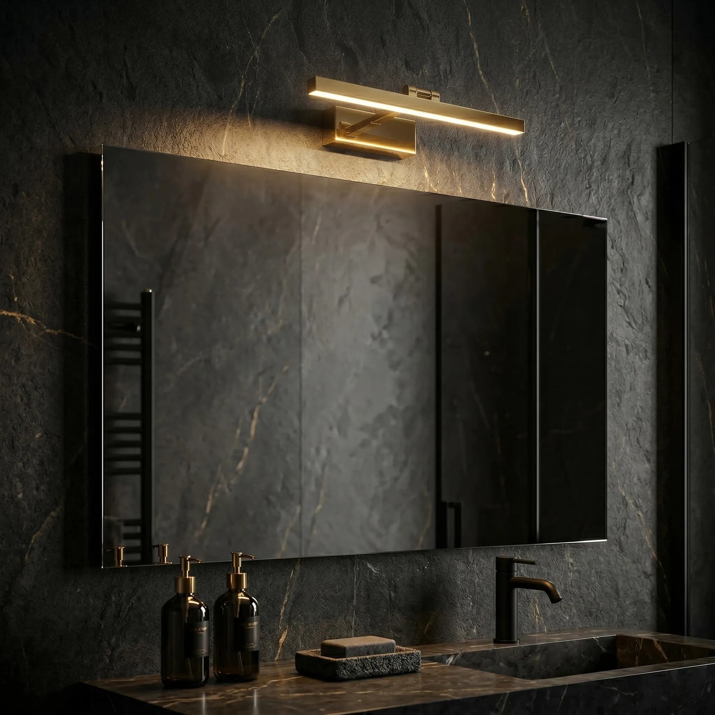 Aplică LED pentru baie APP1860-1W 40cm GOLD  6