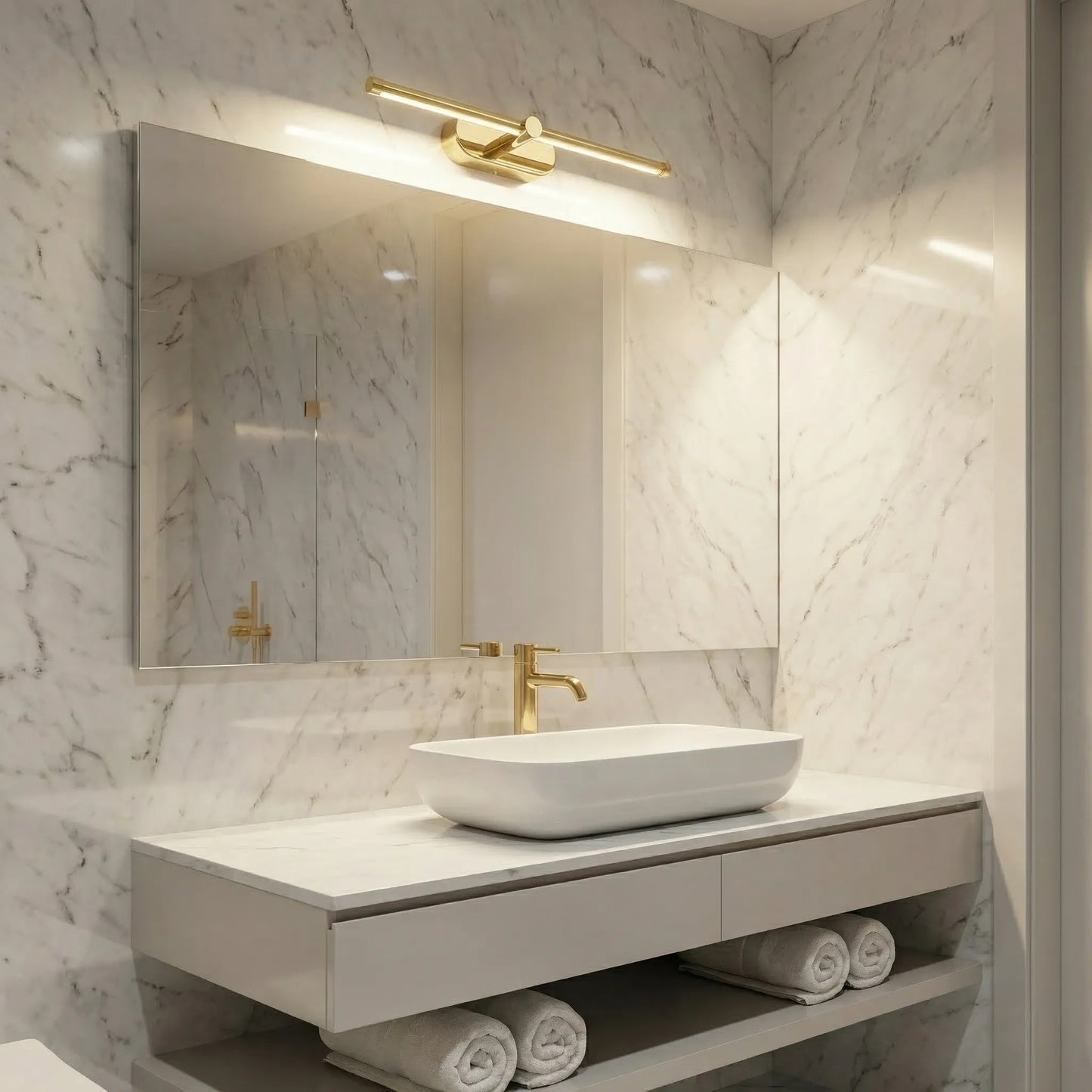 Aplică LED pentru baie APP1889-1W 40 cm GOLD  6