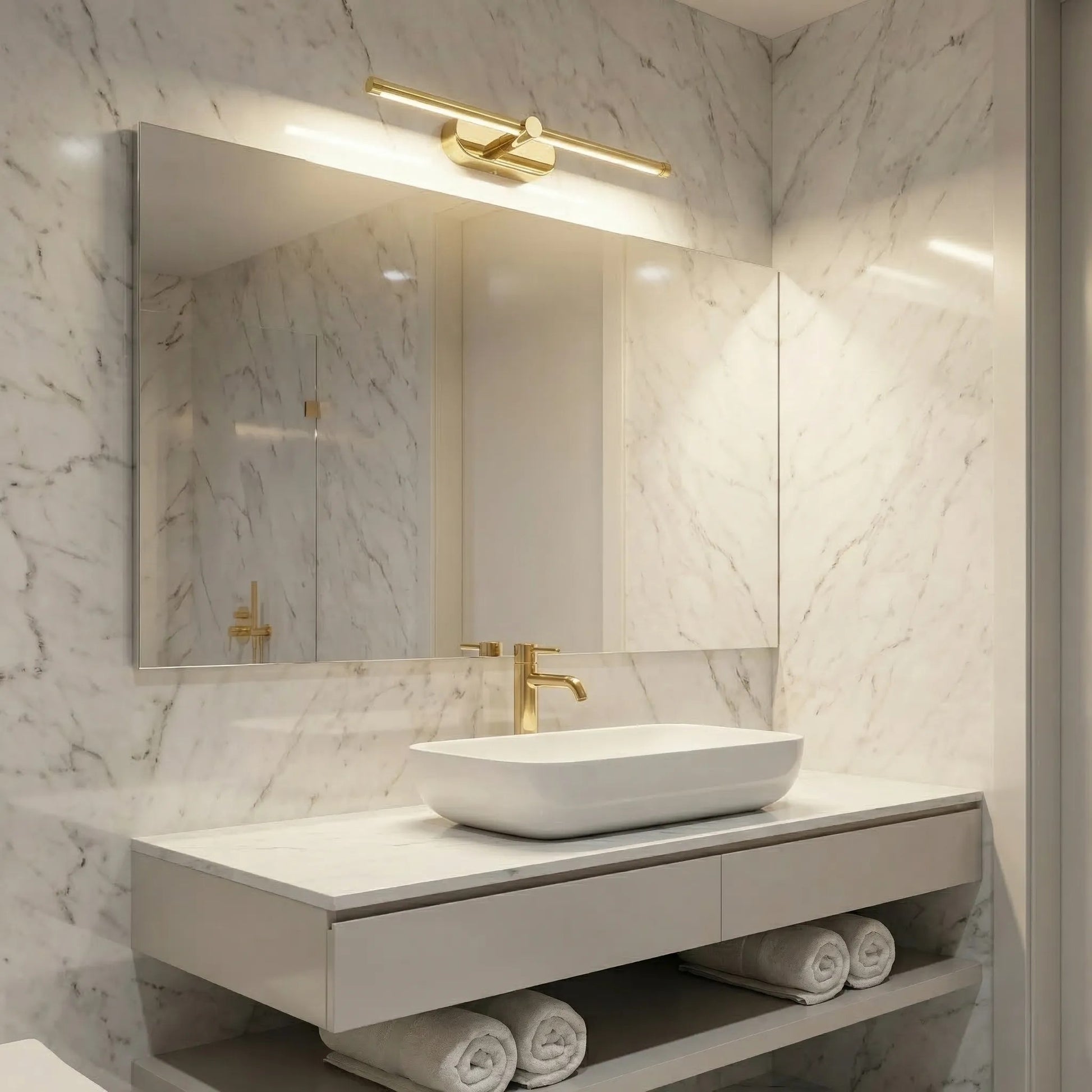 Aplică LED pentru baie APP1889-1W 40 cm GOLD  6