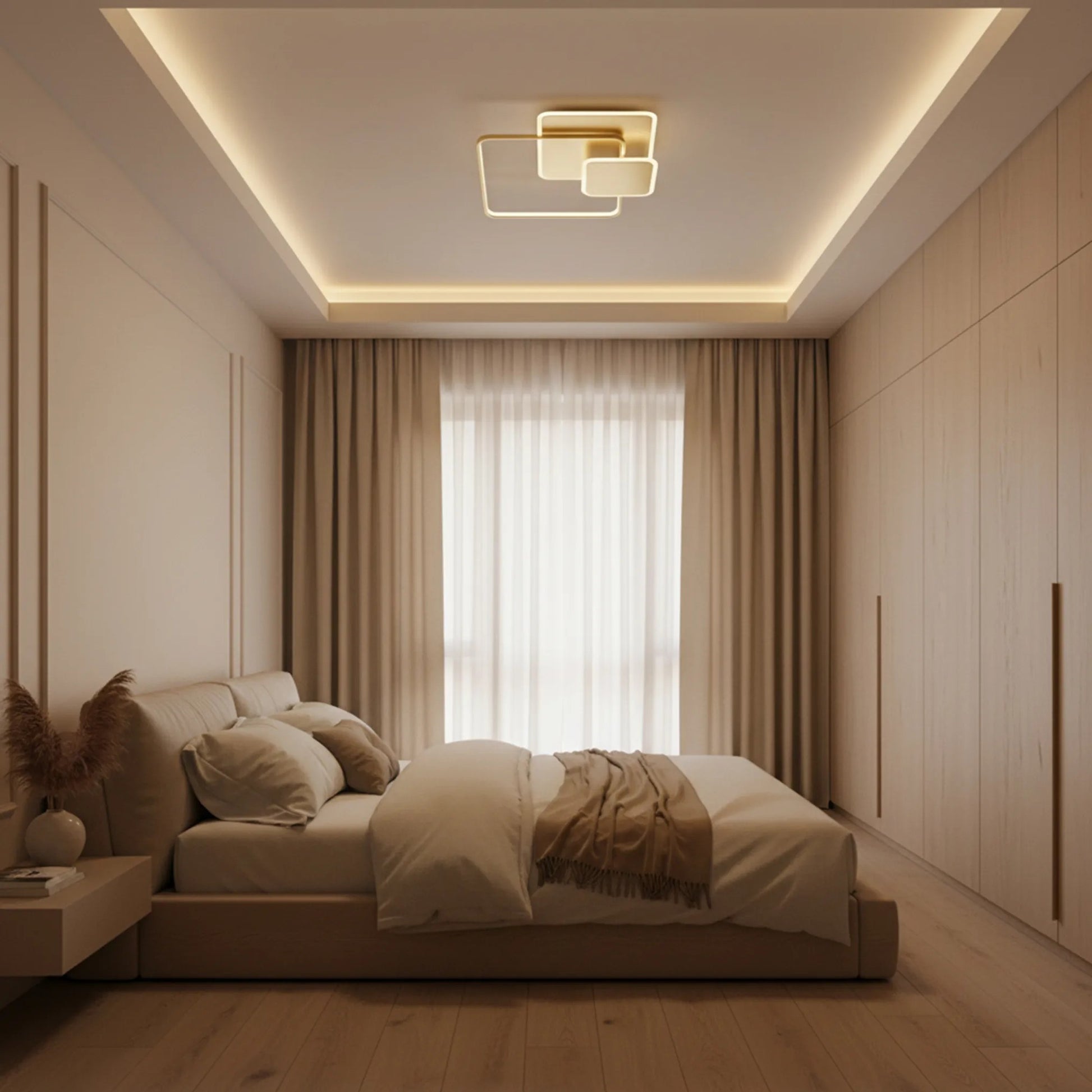 Lampă de tavan APP1713-C GOLD LED  6
