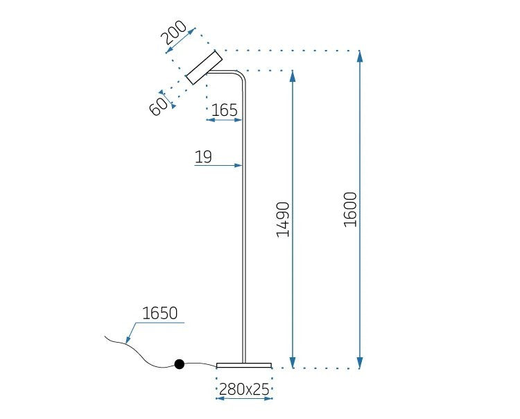 Lampa APP965-1F BLACK  6