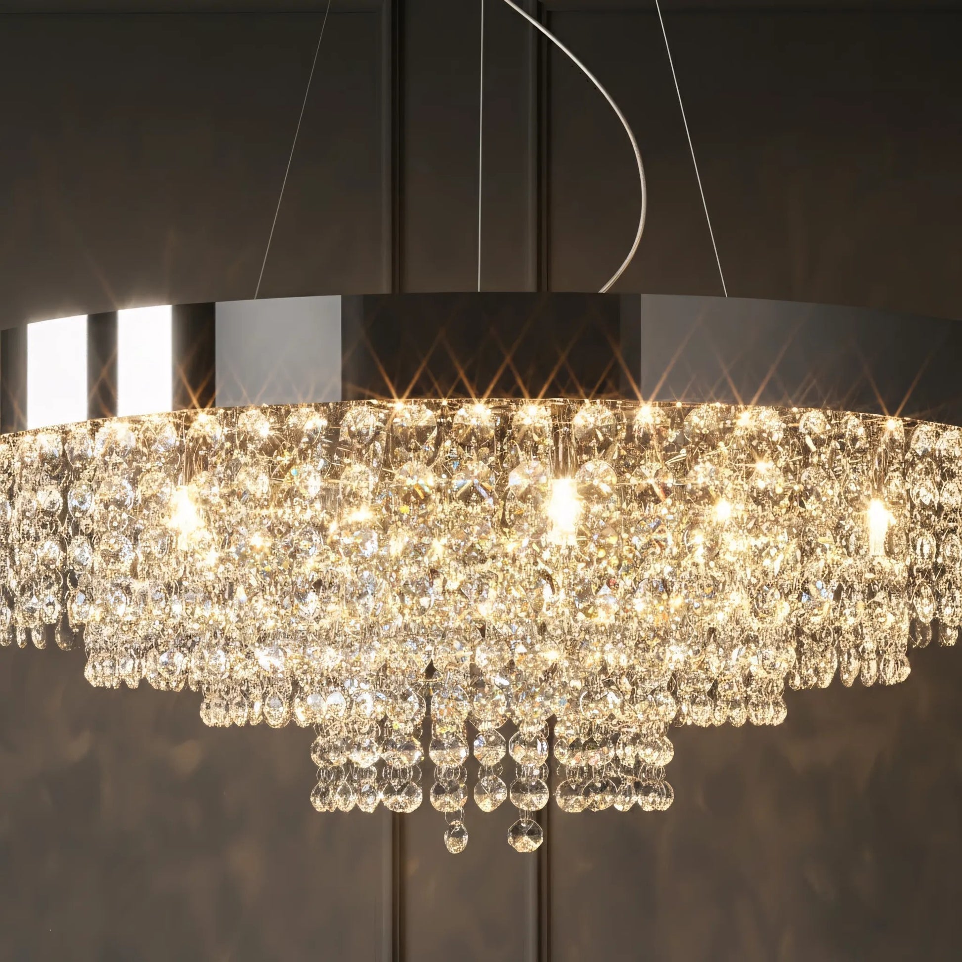 lampă suspendată APP1786-16CP 60 cm Chrome  6