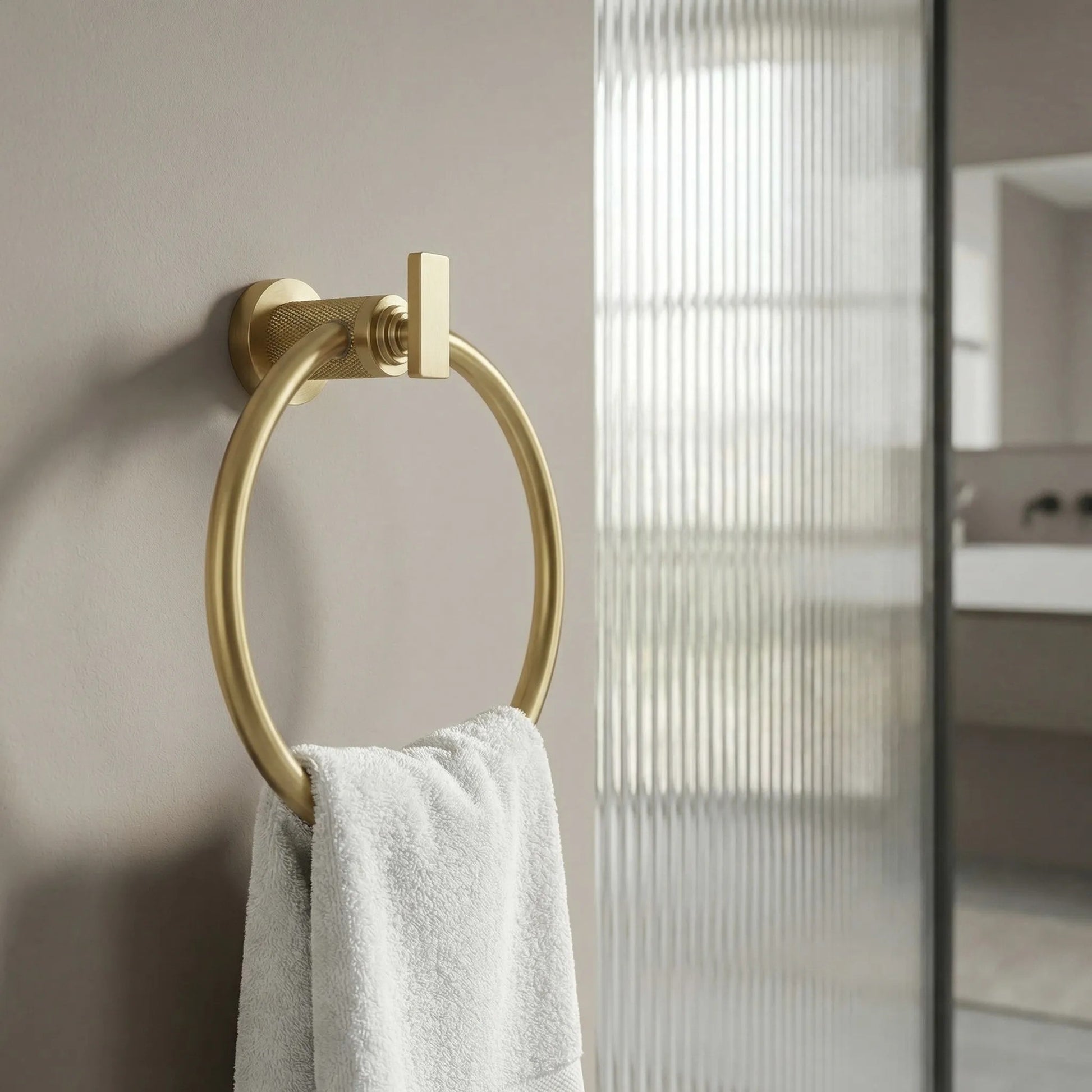 Cuier de baie Ring 81307 Rivo Brush Gold  6