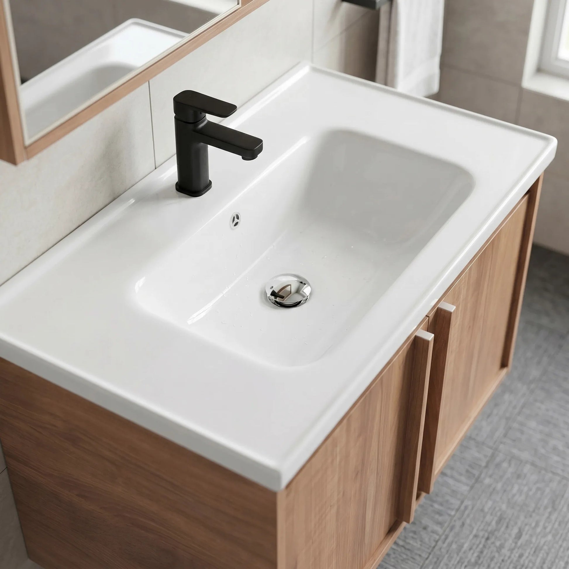 Set mobilier de baie cu lavoar Gama T25023 HHL 80CM  6