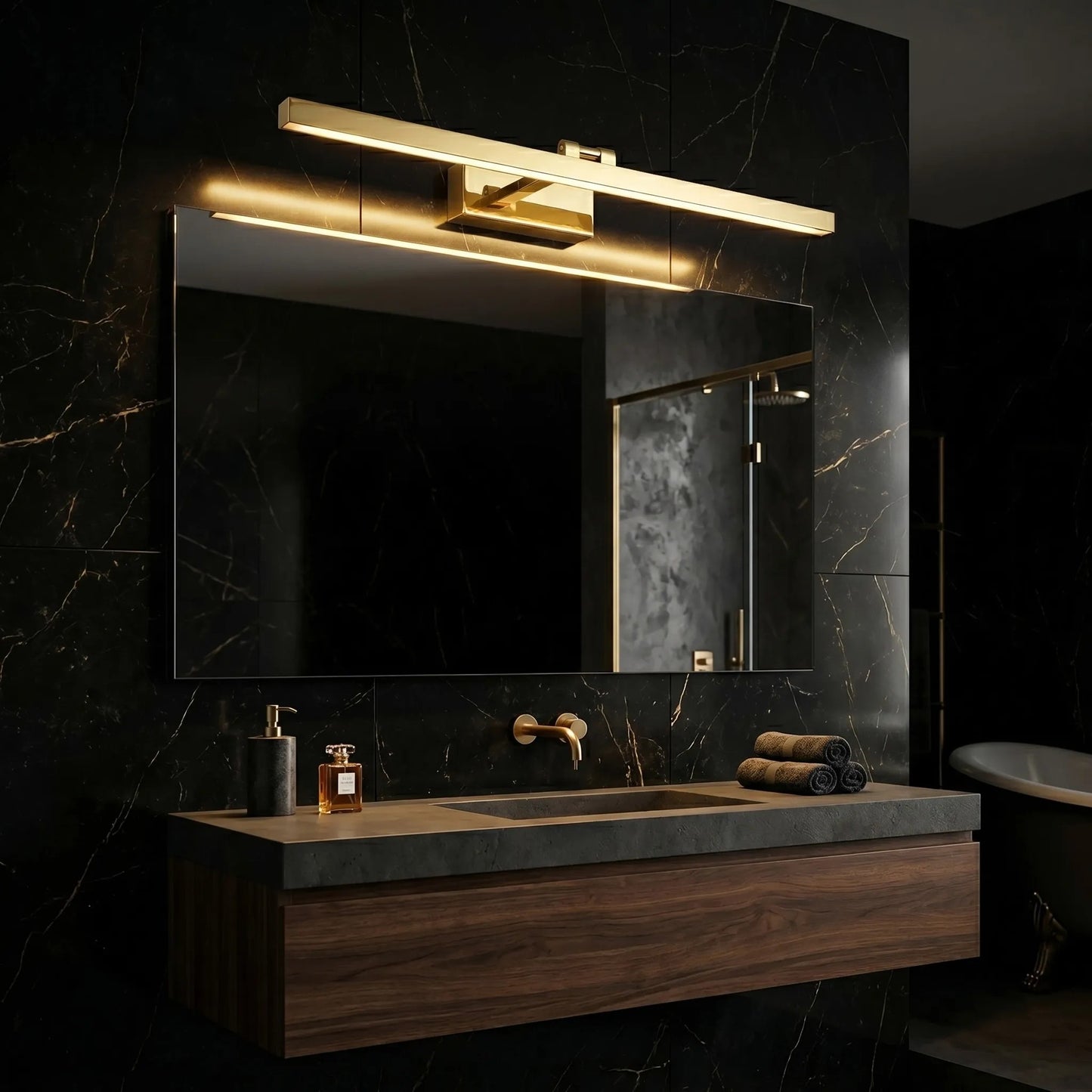 Aplică LED pentru baie APP1862-1W 80 cm GOLD  6