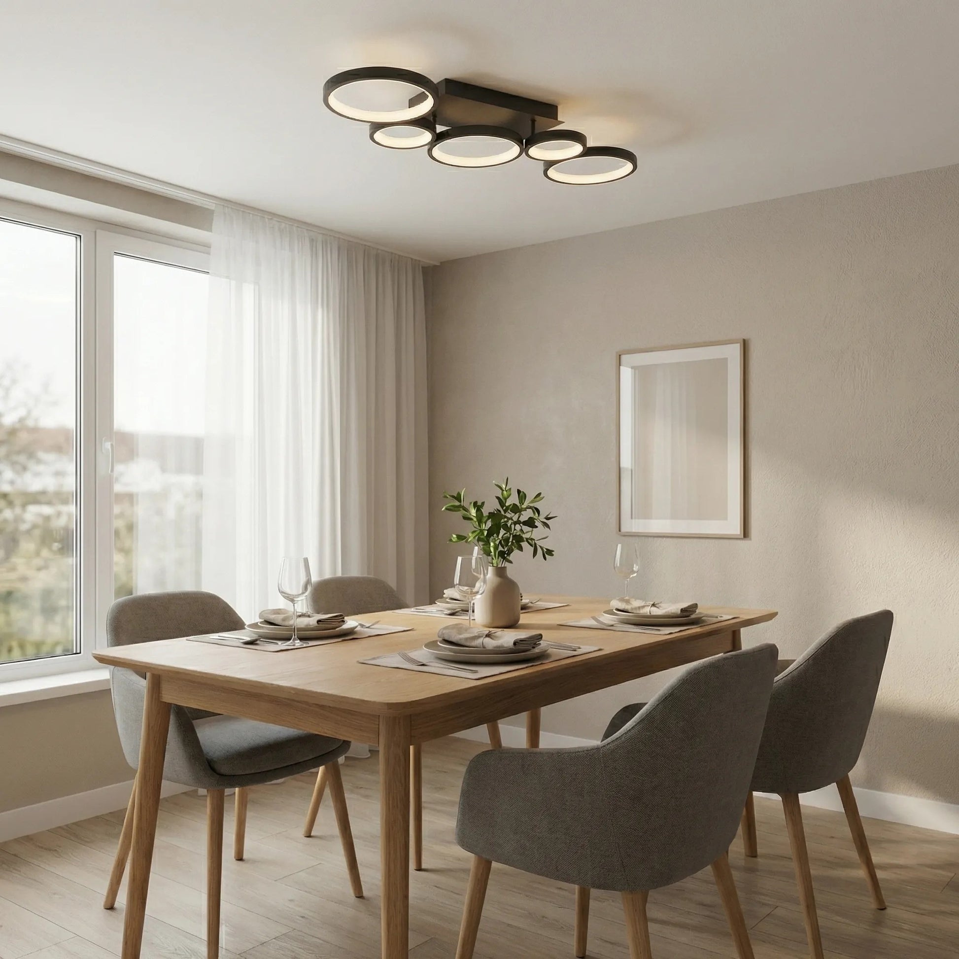 Lampă de tavan LED APP1913-C Black  6