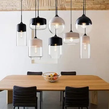 Lampa DE TAVAN SUSPENDABILA din sticla Zenit A Black  6