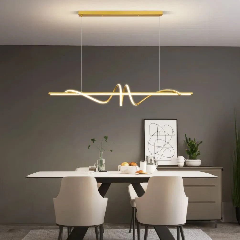 Lampa LED LHJ024-CP 120 cm GOLD  6