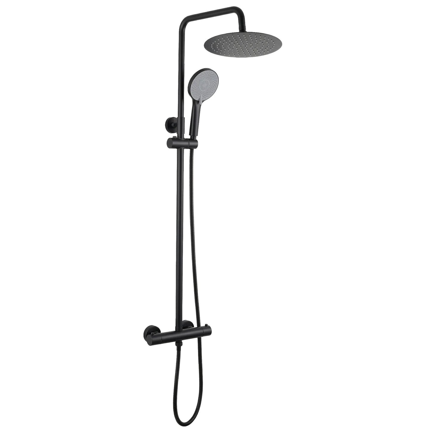 Set de duș fără pipă cu termostat Rea Lungo Black  6