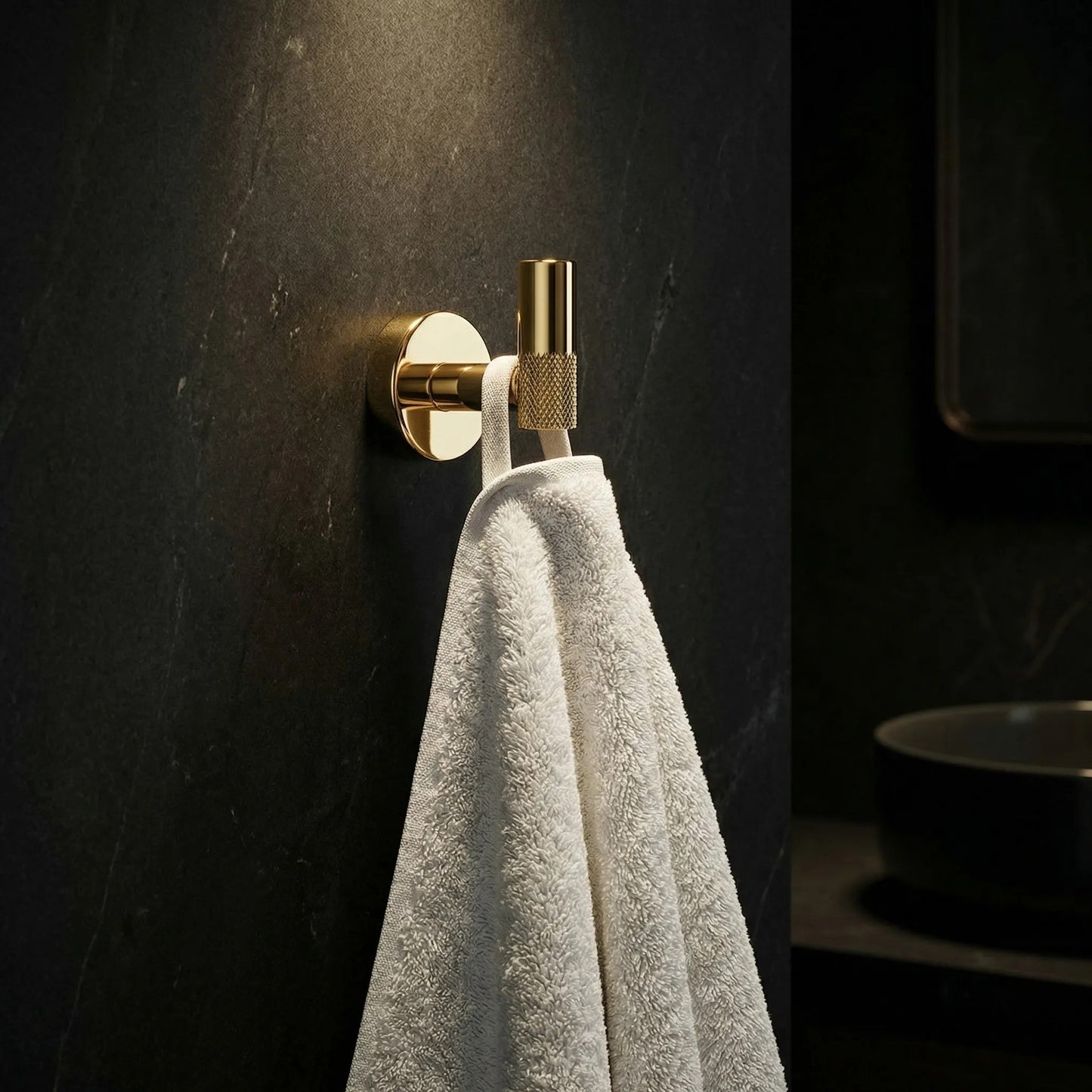 Cuier de baie 6606 Modern Gold  6