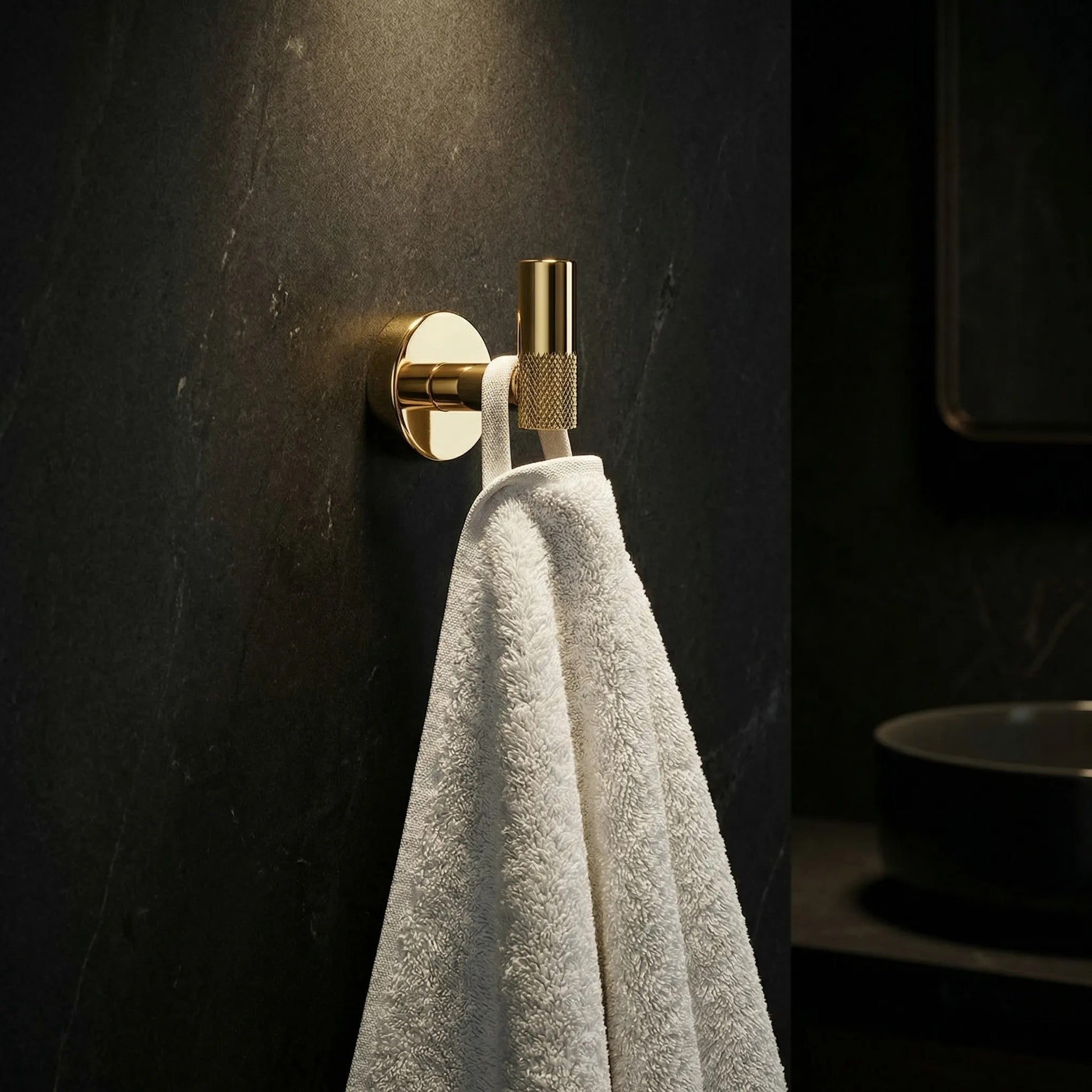 Cuier de baie 6606 Modern Gold  6