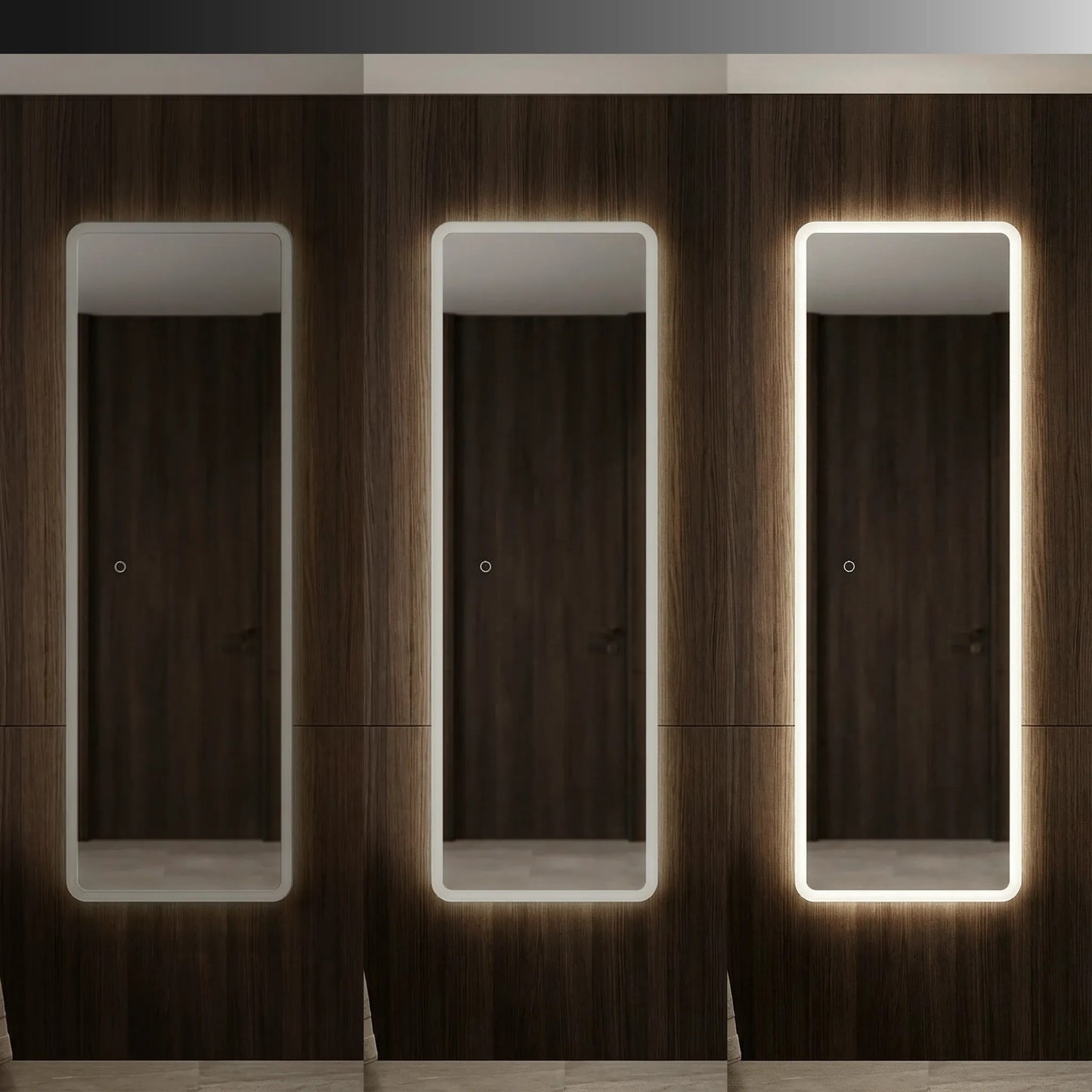 Oglindă LED 150x50cm MOL-SQ  6