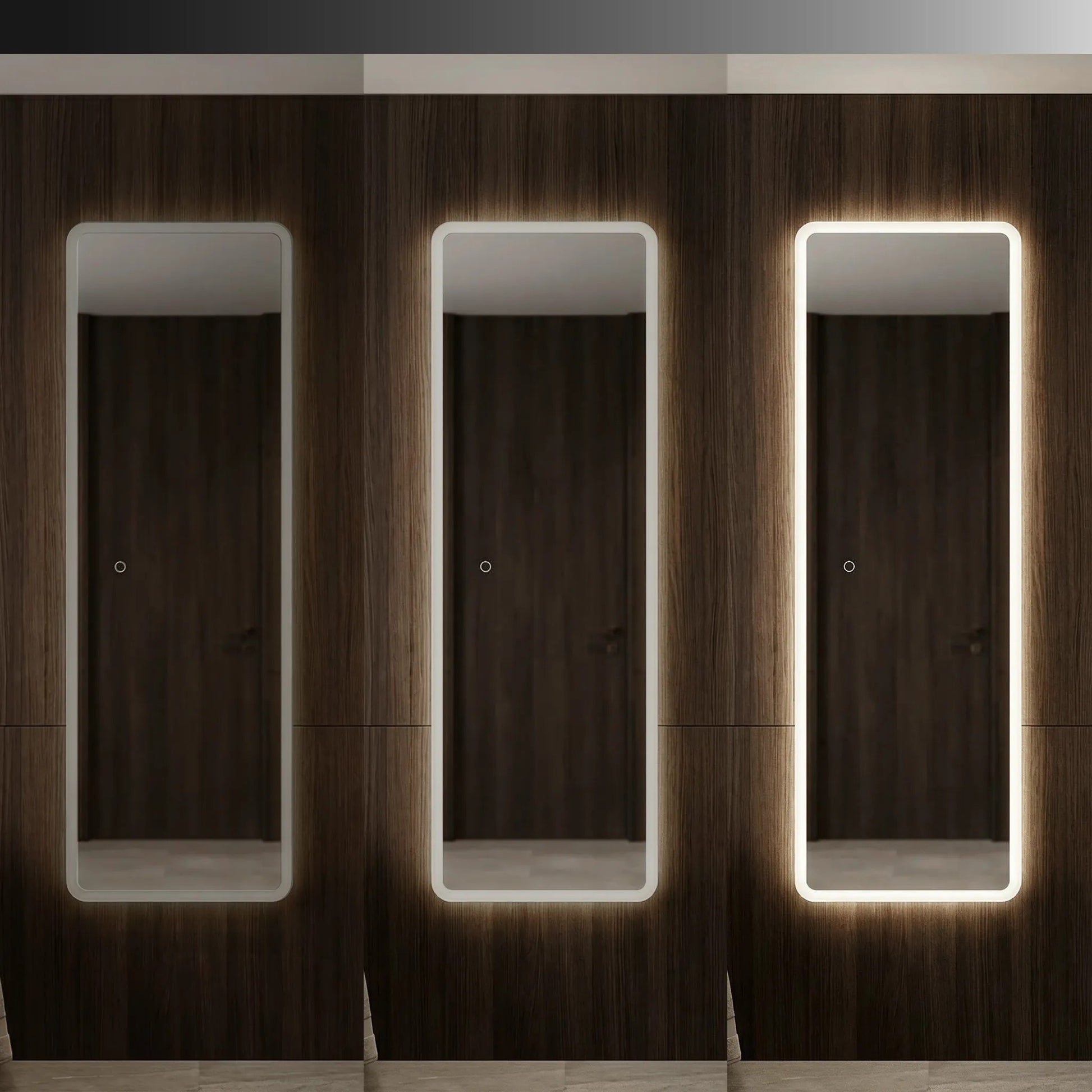 Oglindă LED 150x50cm MOL-SQ  6
