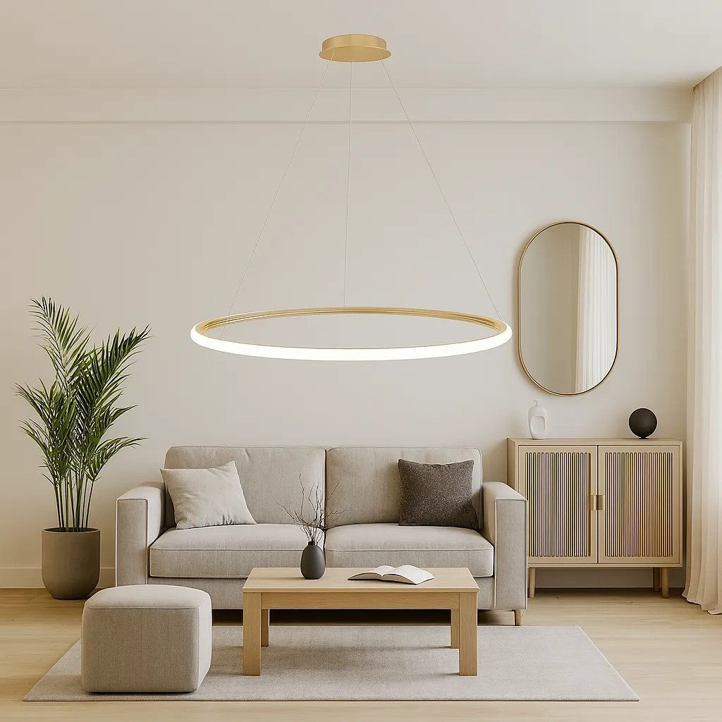 Lampa suspendată LHJ001-CP 40 cm GOLD  6