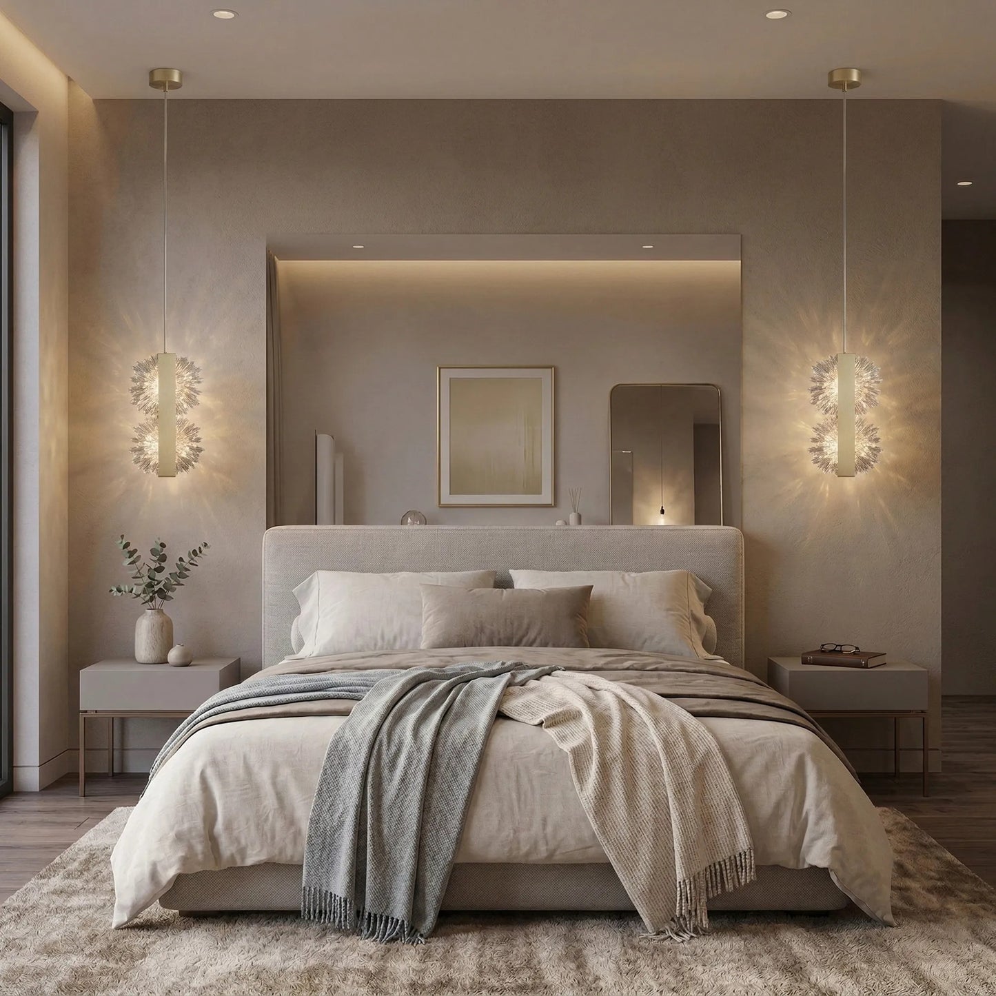lampă suspendată LED G148-2CP Gold Brush  6