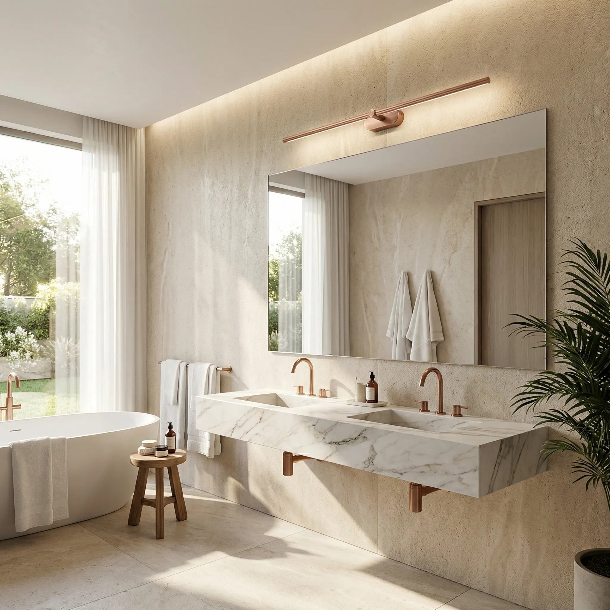 Aplică LED pentru baie APP1897-1W 80 cm BRUSH COPPER  6
