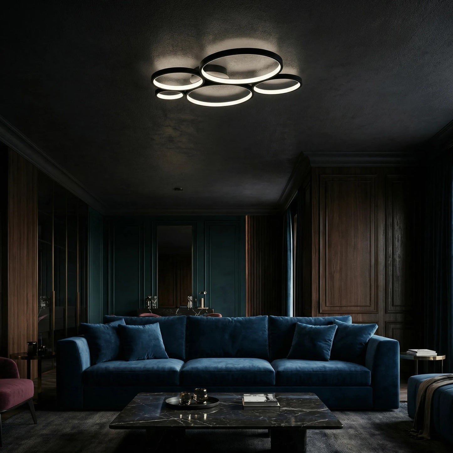 Lampă de tavan LED APP1911-C Black  6