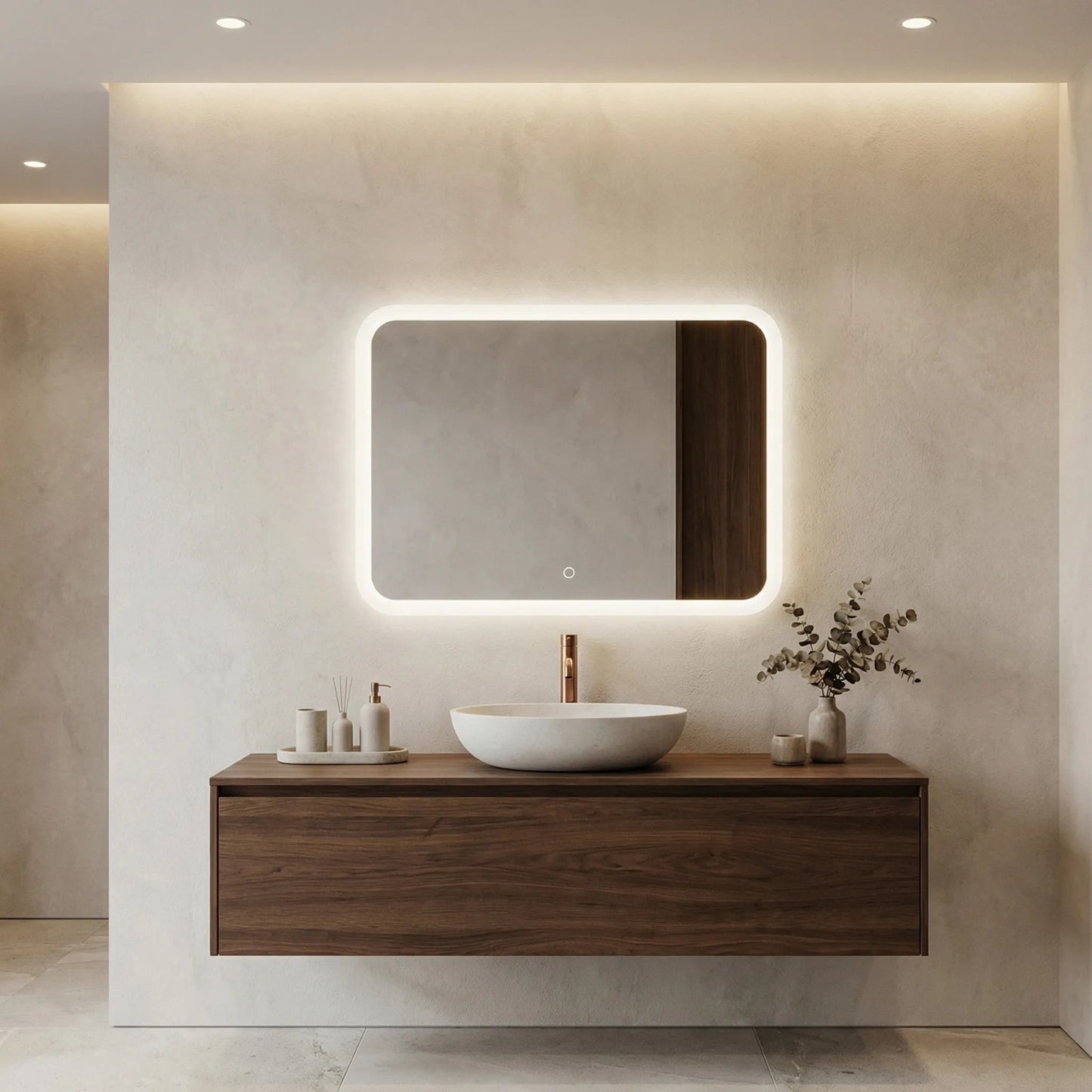 Oglindă LED 80x60cm TOP-3  6