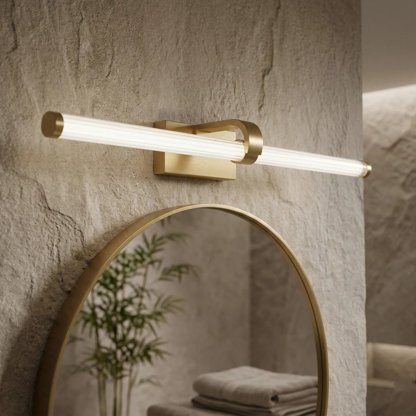 Aplică LED pentru baie APP1886-1W 60cm BRUSH GOLD  6