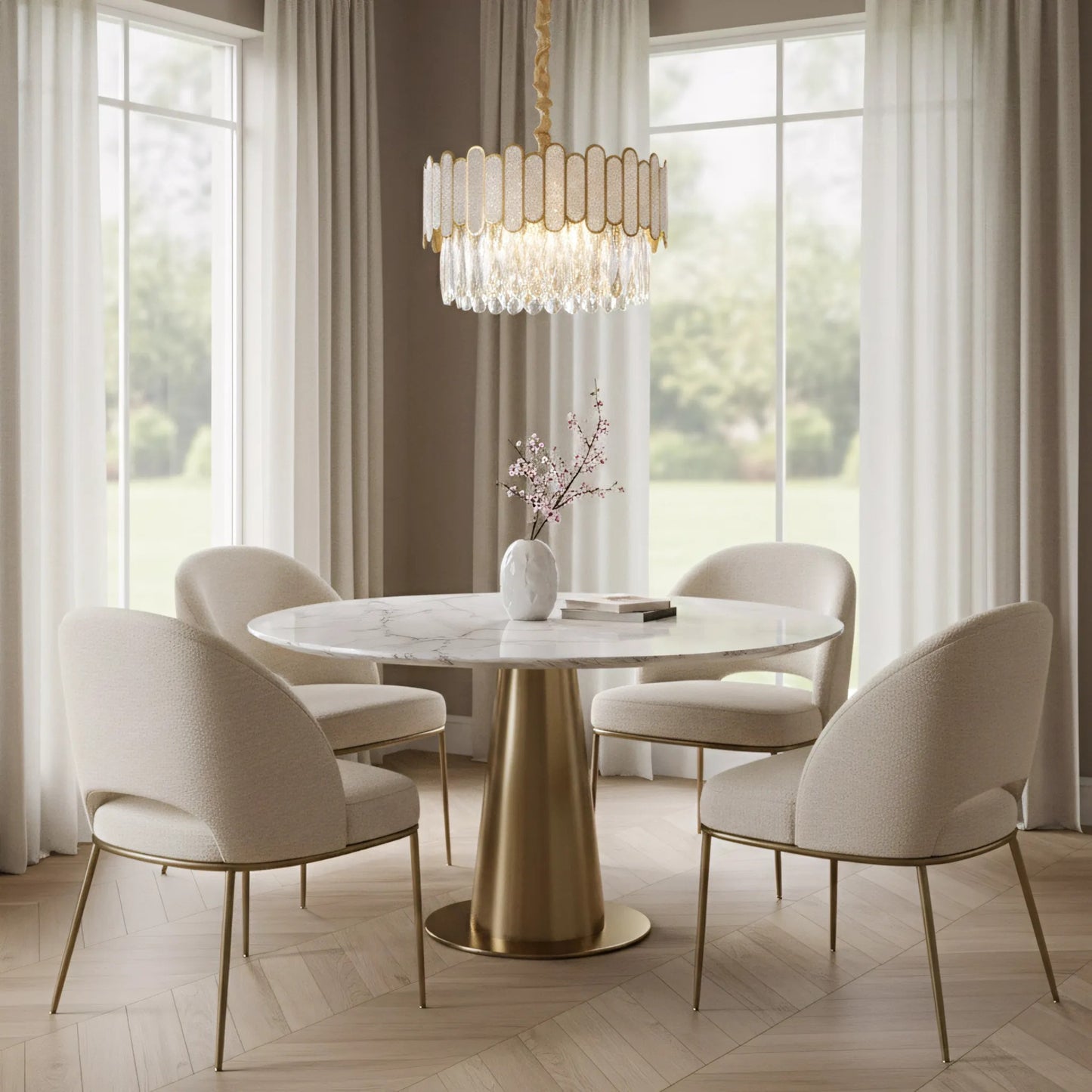 lampă suspendată APP1746-4CP 40 cm Gold  6