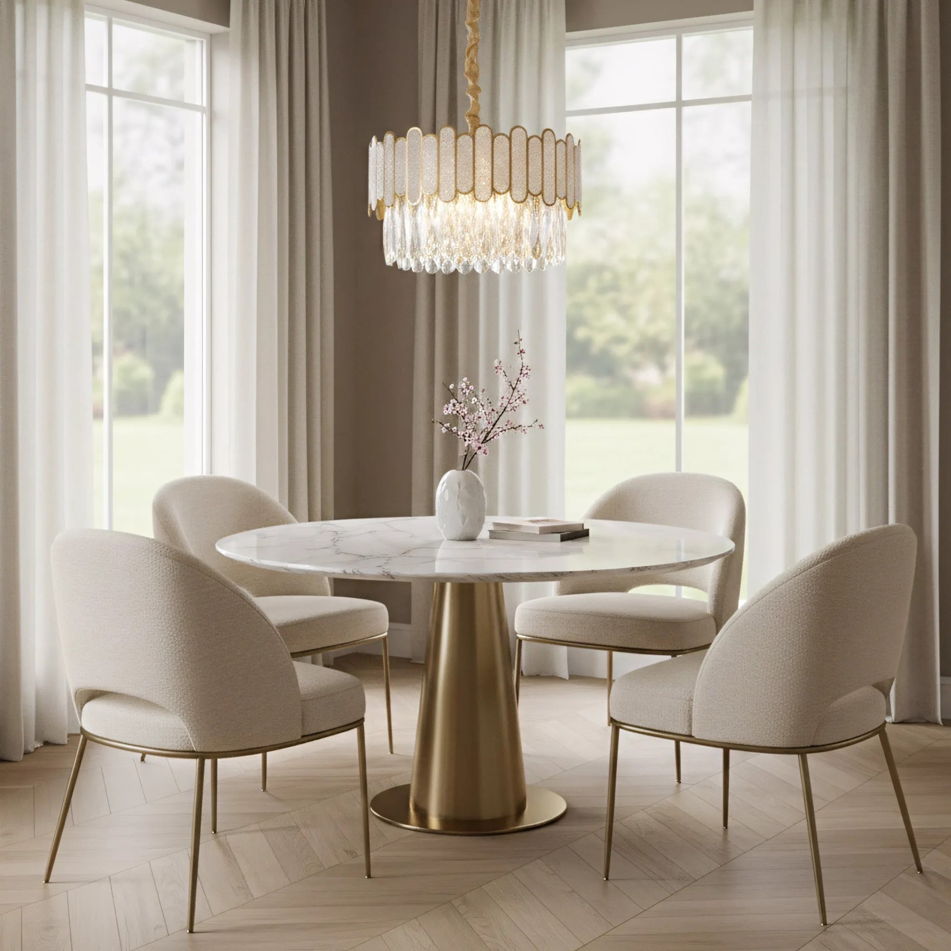 lampă suspendată APP1746-4CP 40 cm Gold  6