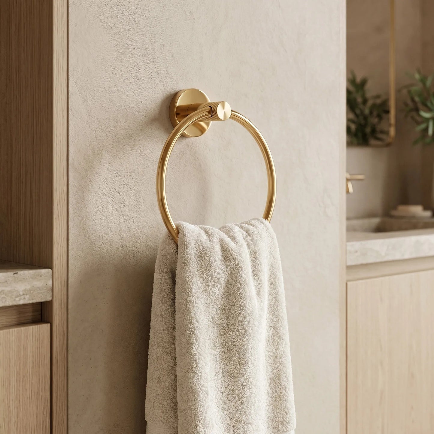 Cuier de baie Ring 6610 Modern Gold  6