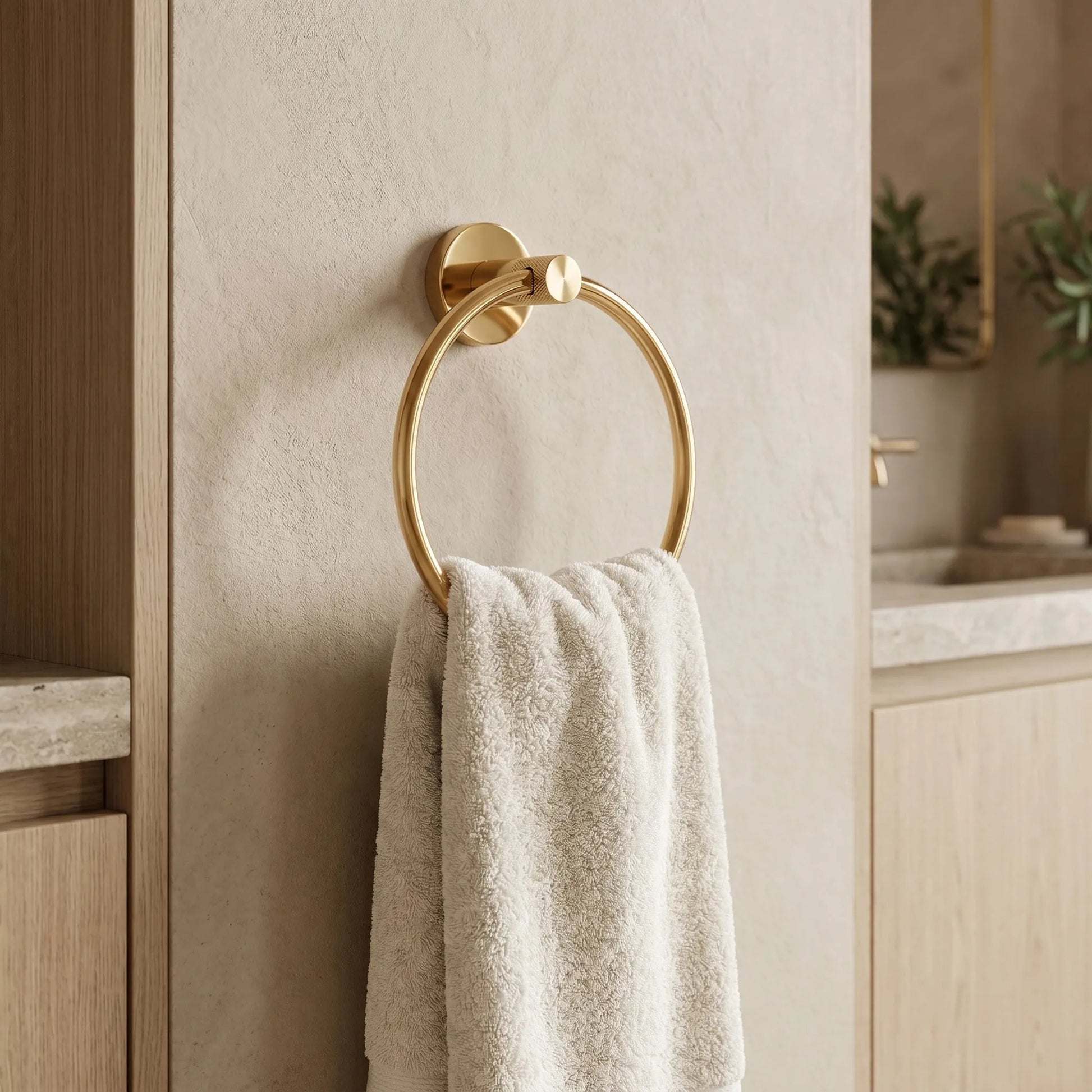 Cuier de baie Ring 6610 Modern Gold  6
