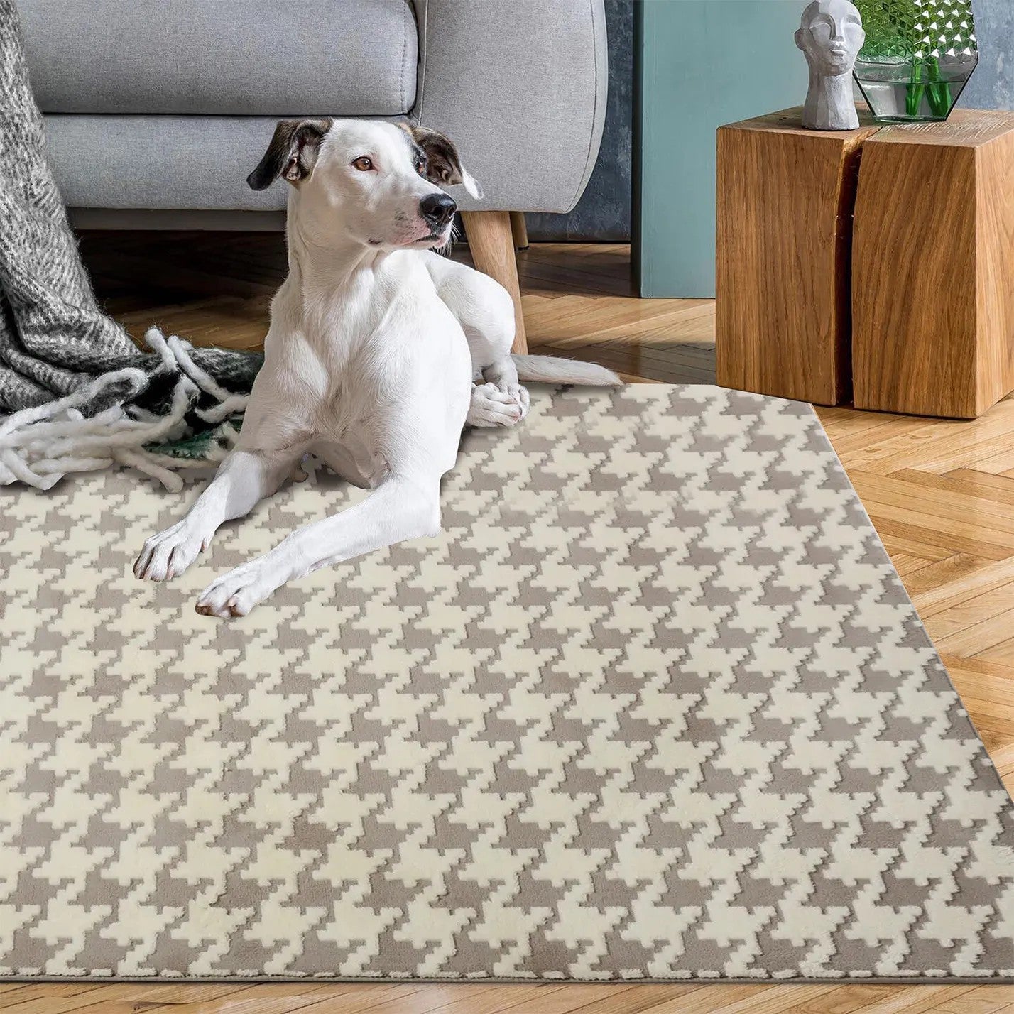 COVOR Din Plus Clover Pepitka Beige 120 X 170 6