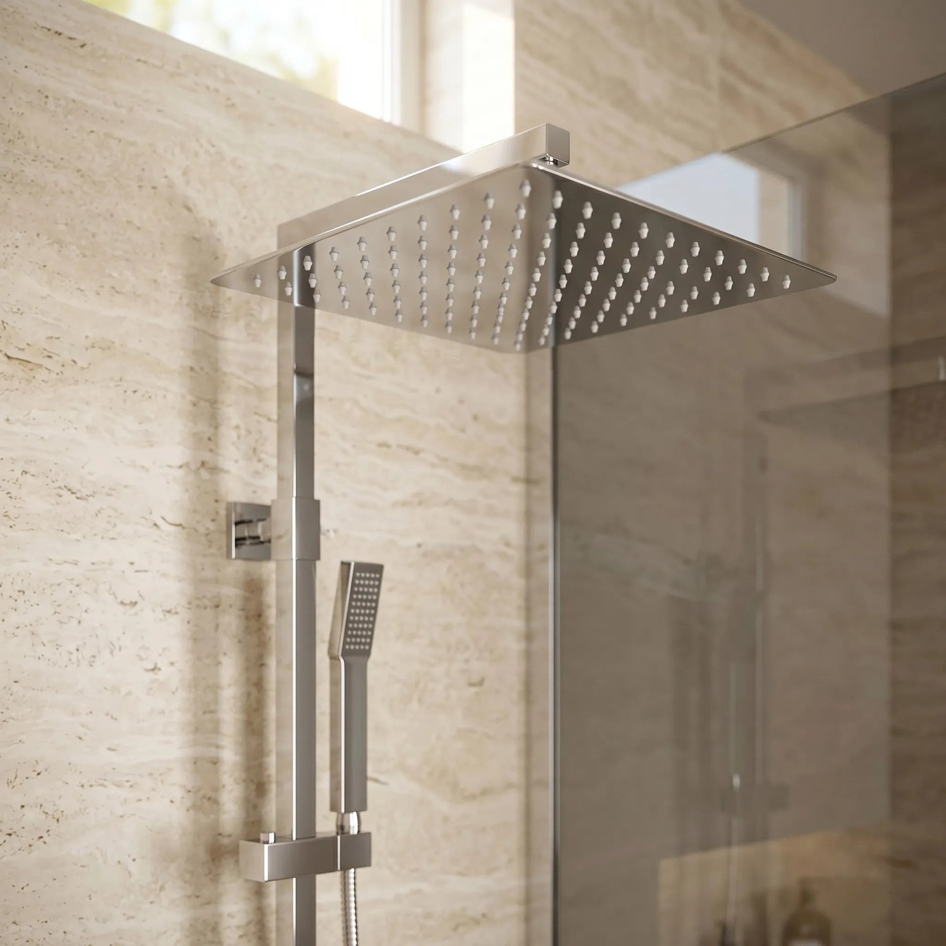 Pălărie De Duș Pătrată REA JS-P015 30cm Chrome 6