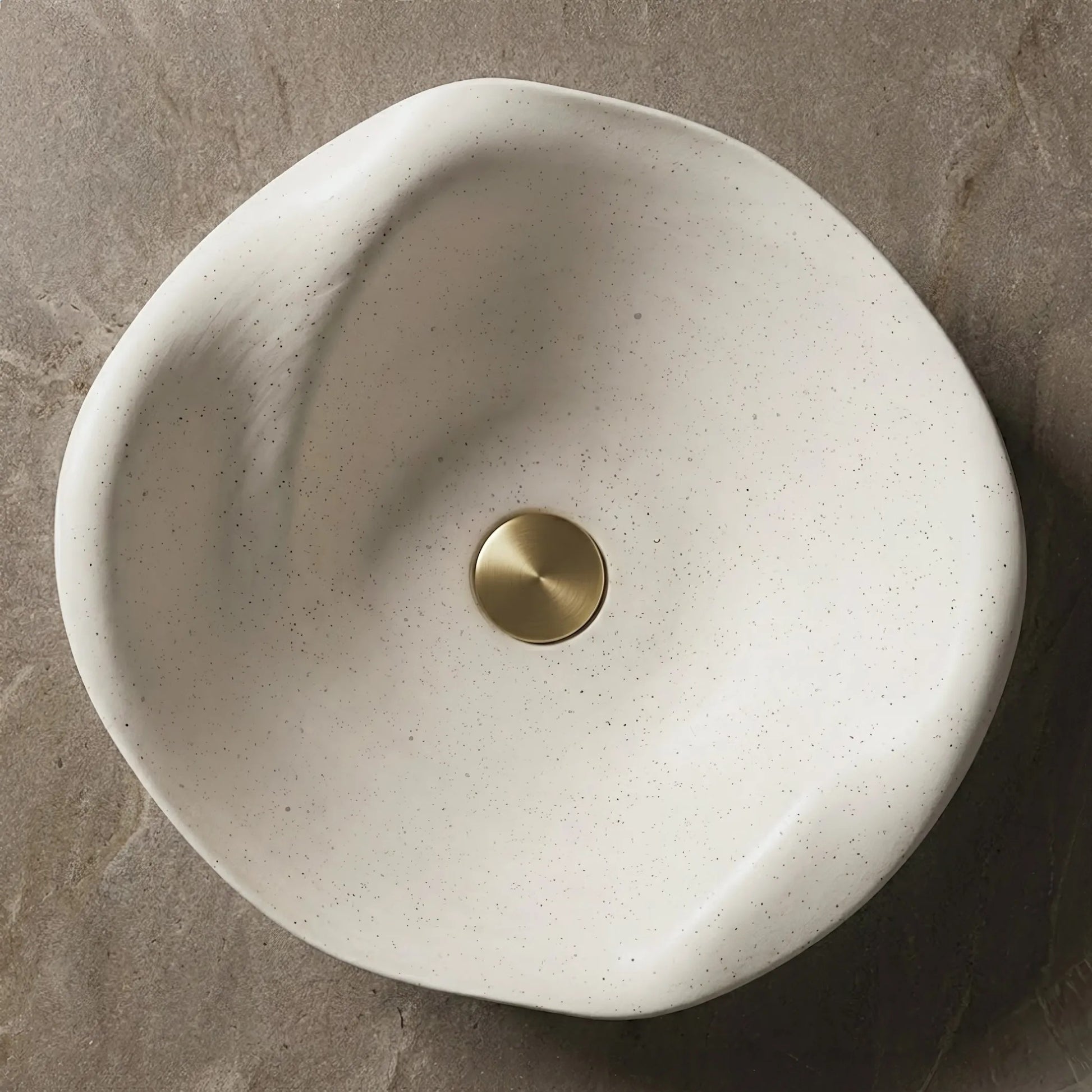 Lavoar Ceramic Pentru Blat REA HM-34B Handmade ART 6