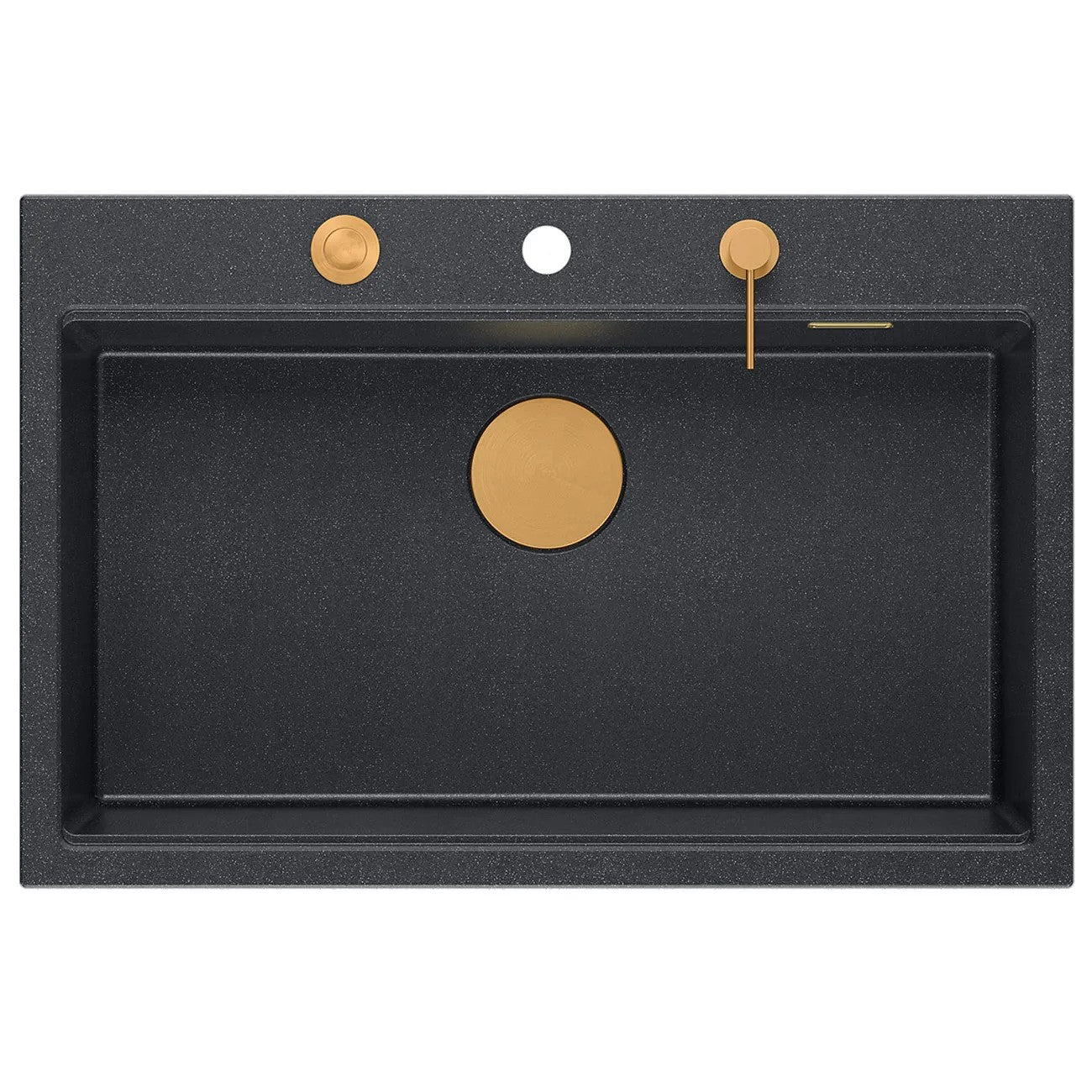 Chiuveta Din Granit MARC 110 WORKSTATION Black Metallic Dop Nichel Periat 6
