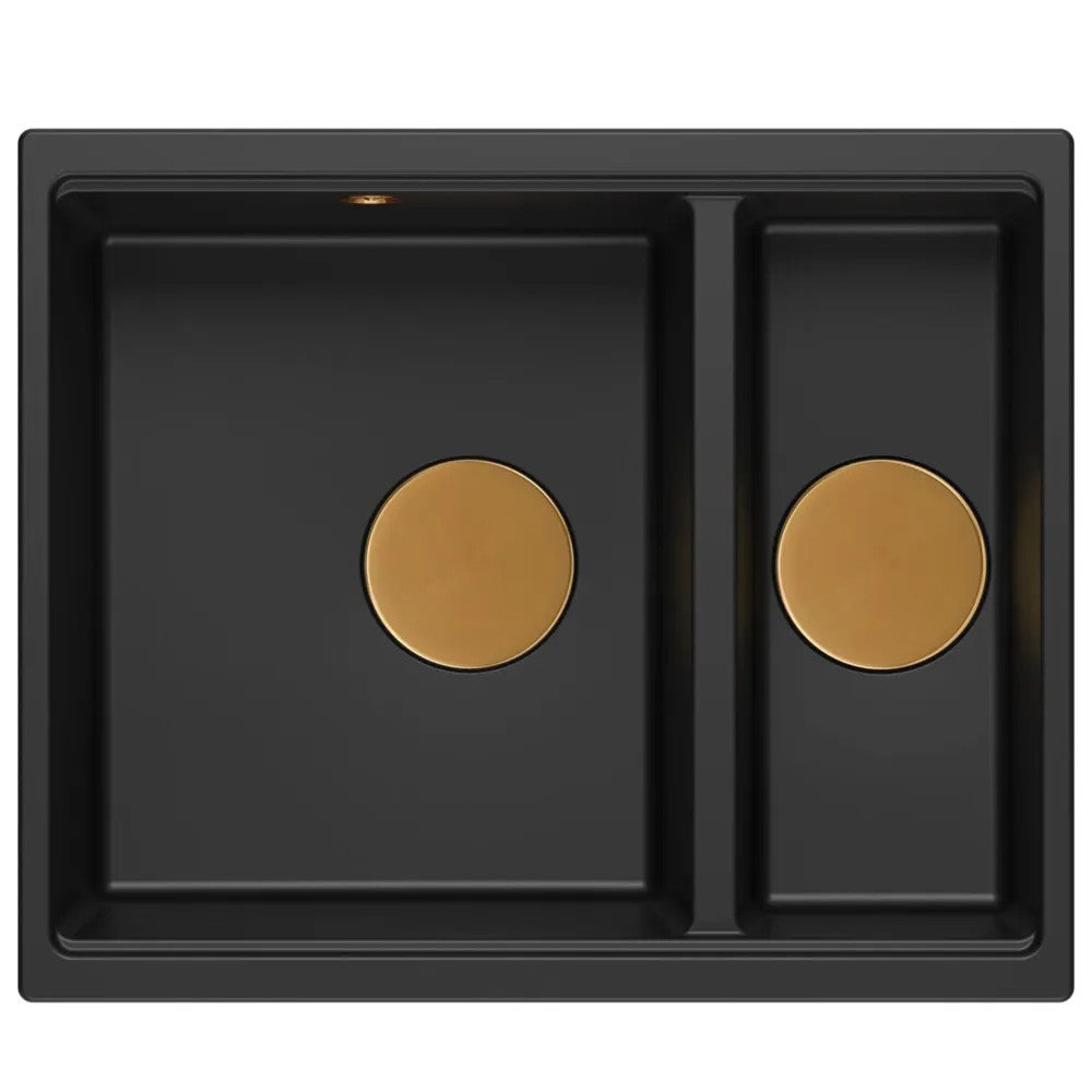 Chiuveta Din Granit Logan 150 Black Dop Negru 6