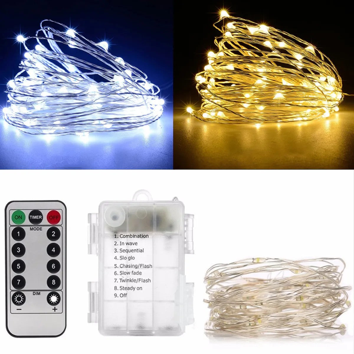 Cortina LED 300 Diode 3x3m Culoarea Calda 6