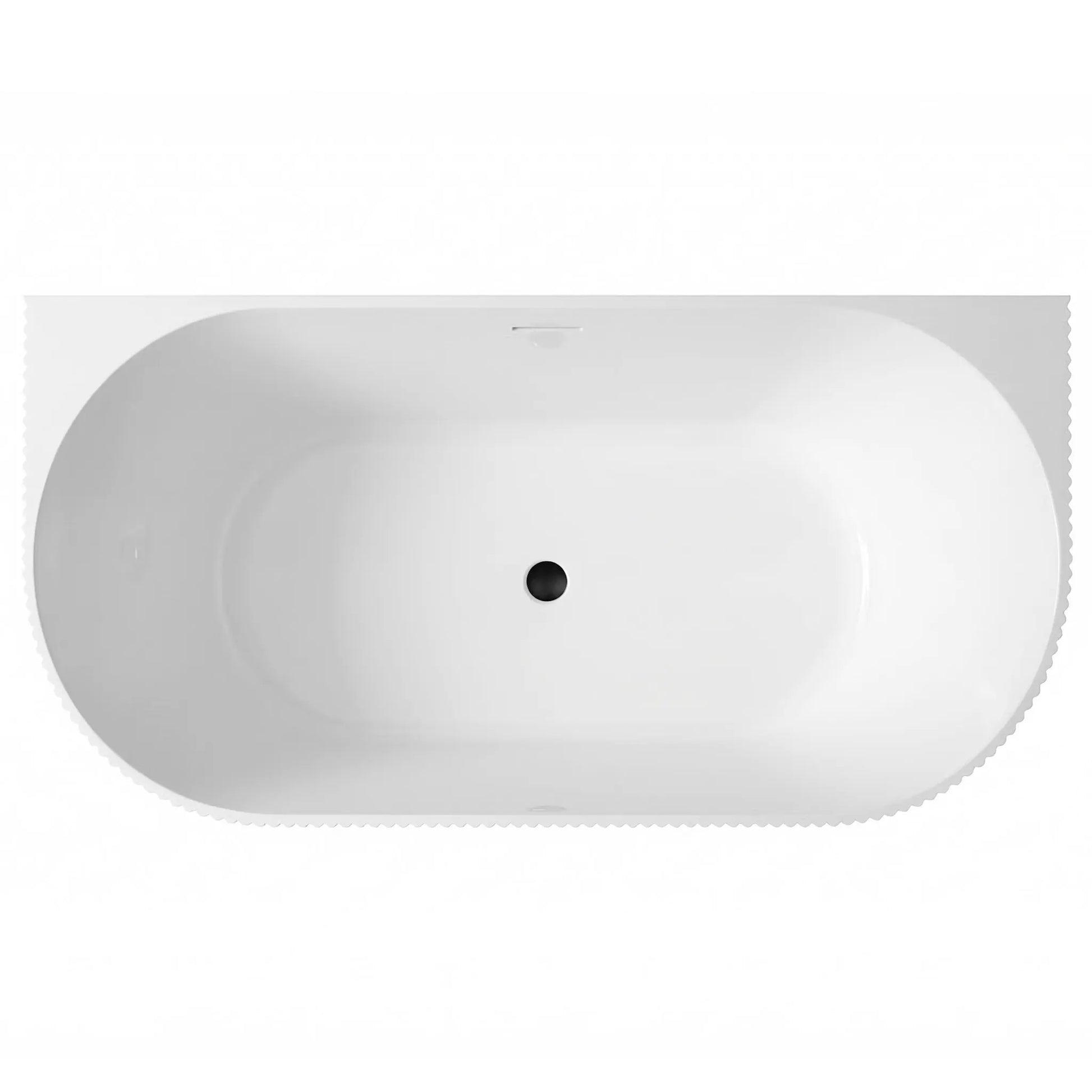 Cada Din Acril Freestanding VENETA 170cm Capac Dop Negru 6