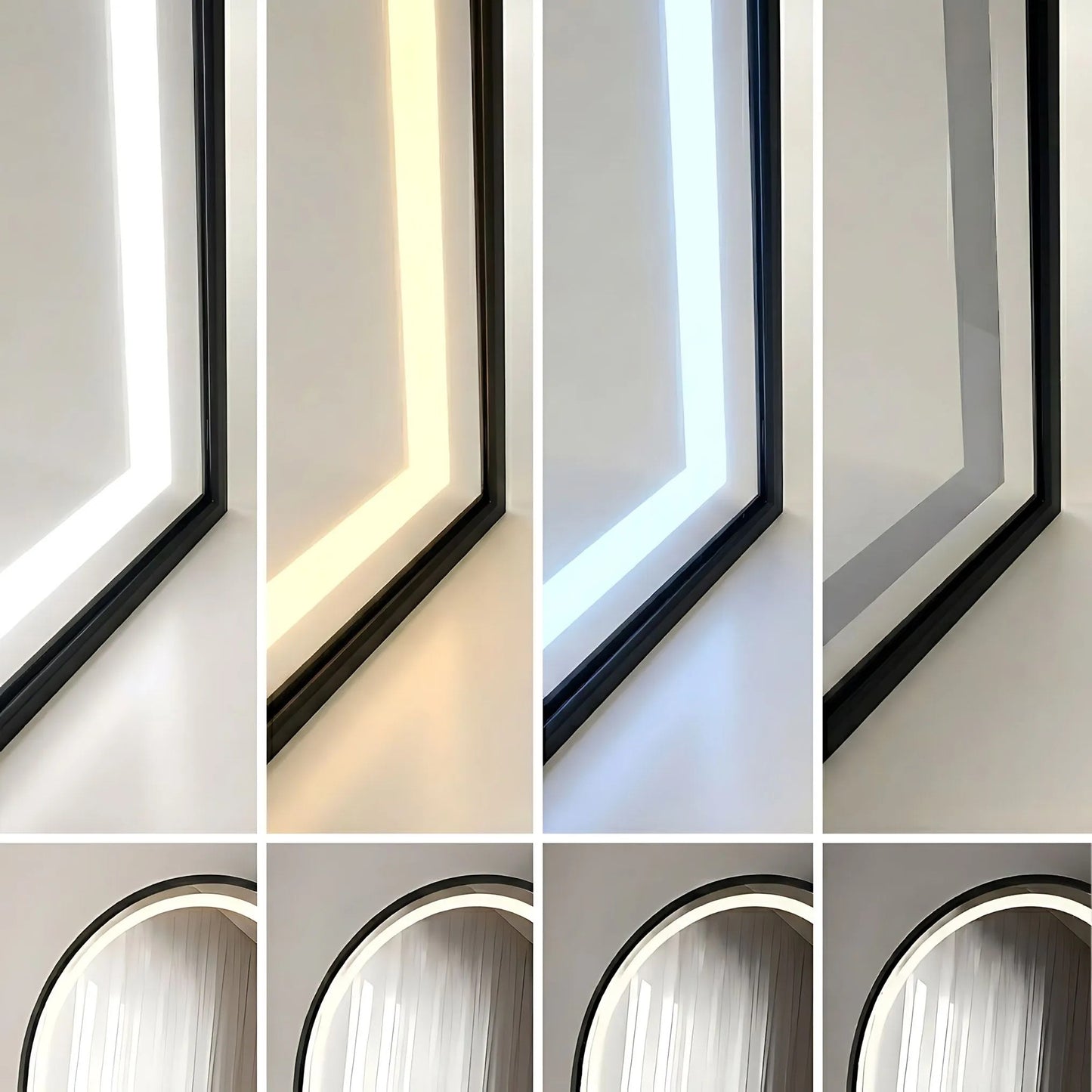 Oglindă LED Orbit 50x160cm Black 6