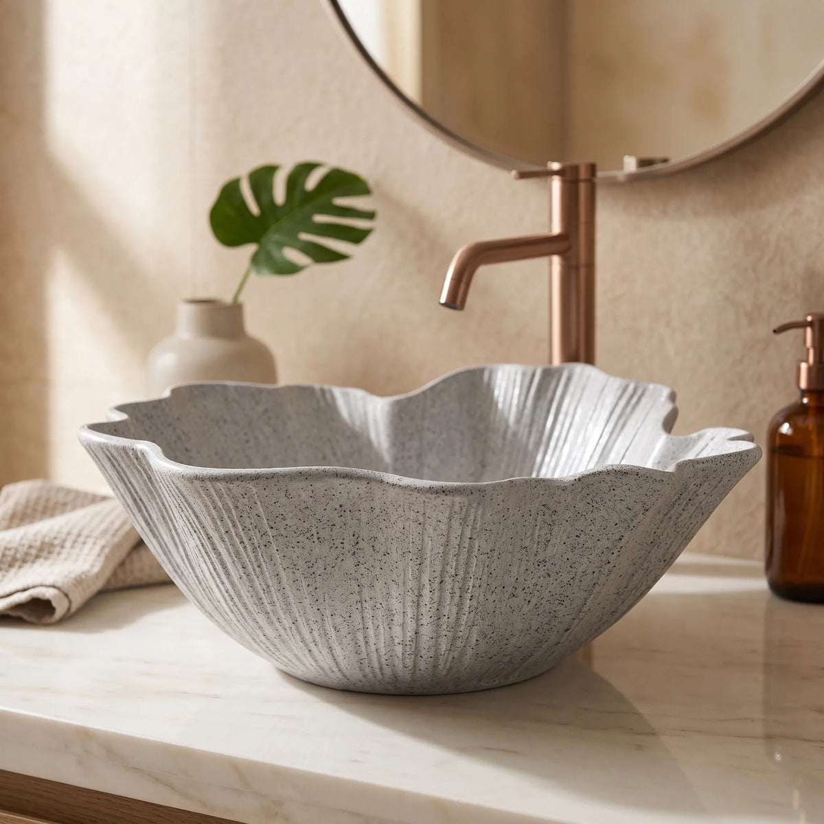 Lavoar Pe Blat Rea Flower Grey 6